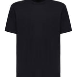 T-shirt girocollo in cotone AIGUE -BLU GIULIANO GALIANO 