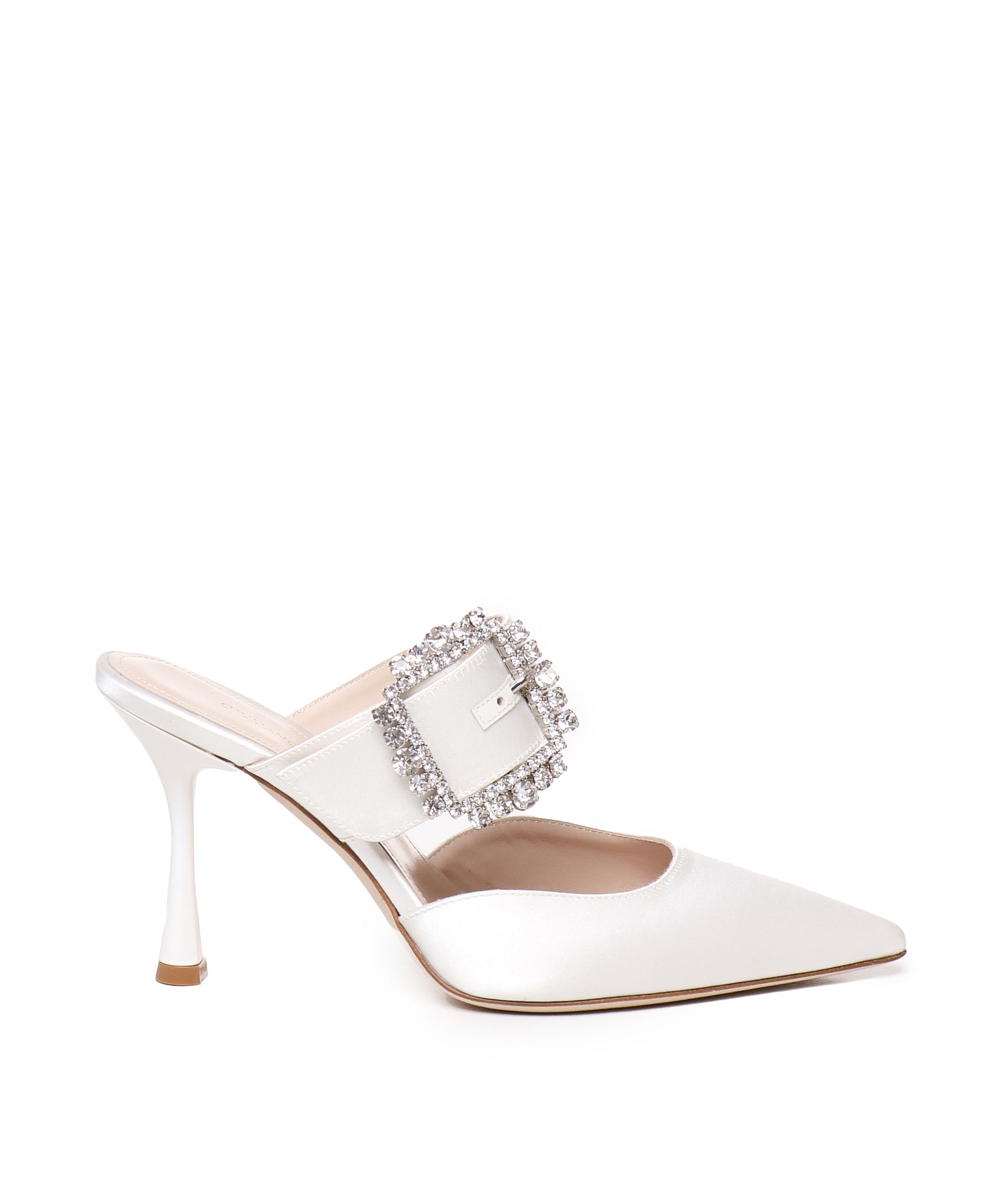 Mules Alena in satin ALENA RASOBIANCO GIULIANO GALIANO 