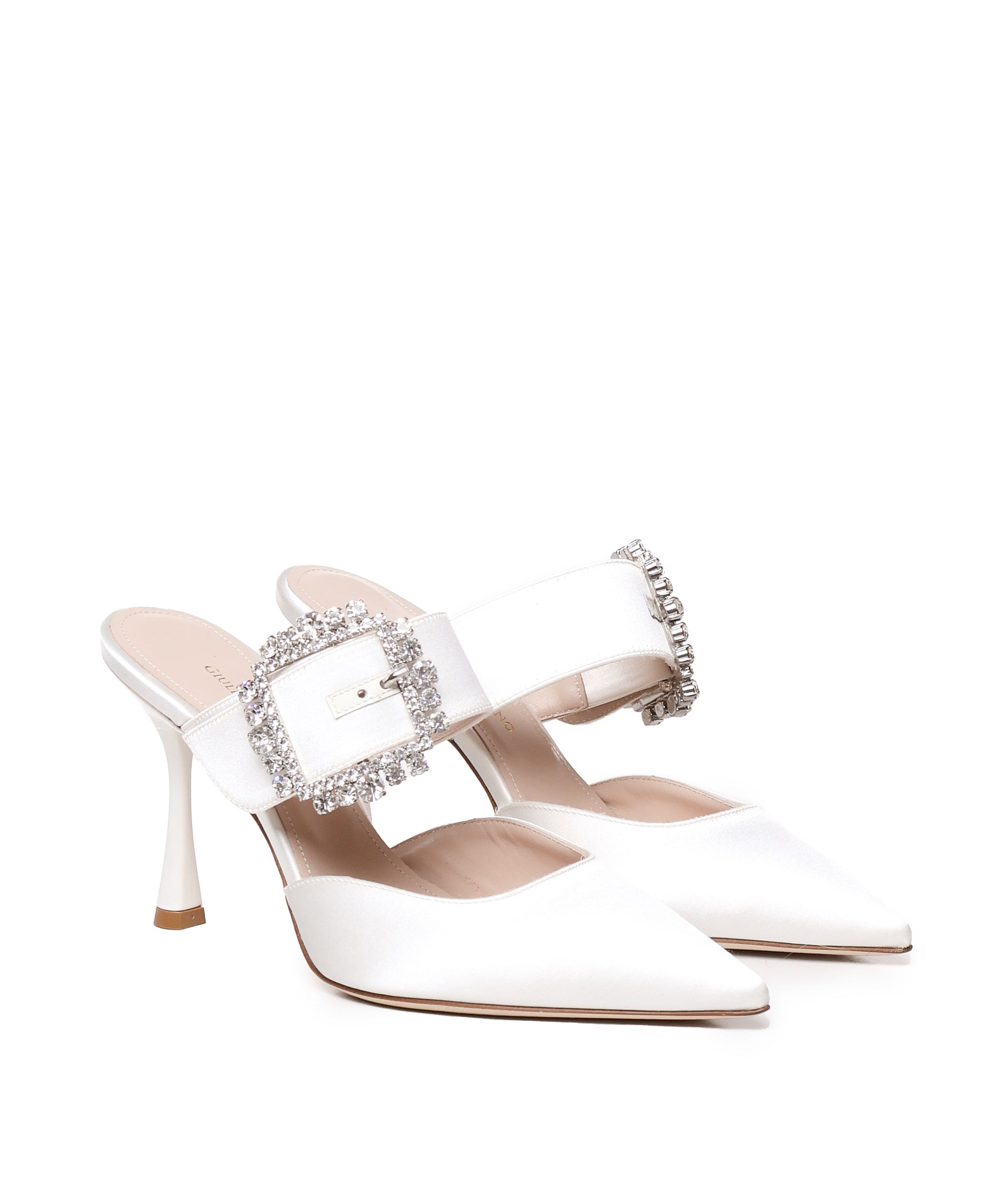 Mules Alena in satin ALENA RASOBIANCO GIULIANO GALIANO 