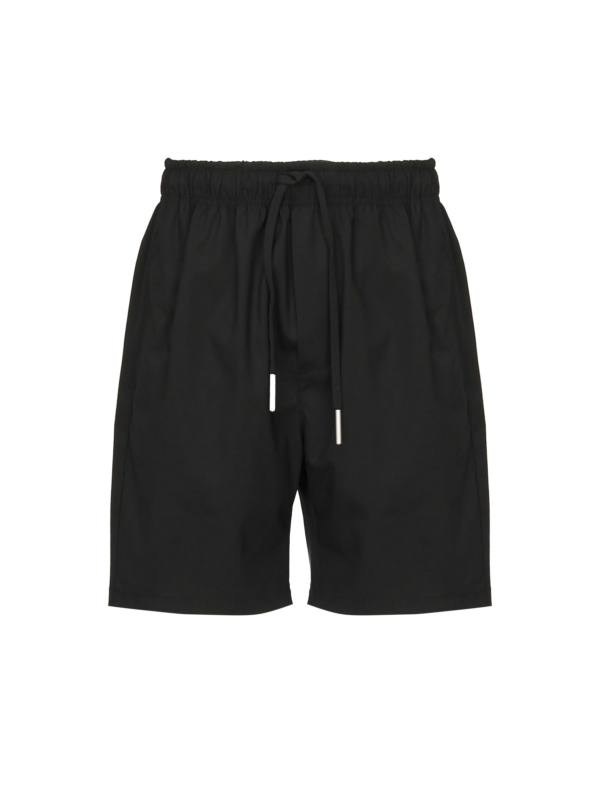 Shorts in misto lino e cotone BYRD -NERO GIULIANO GALIANO 