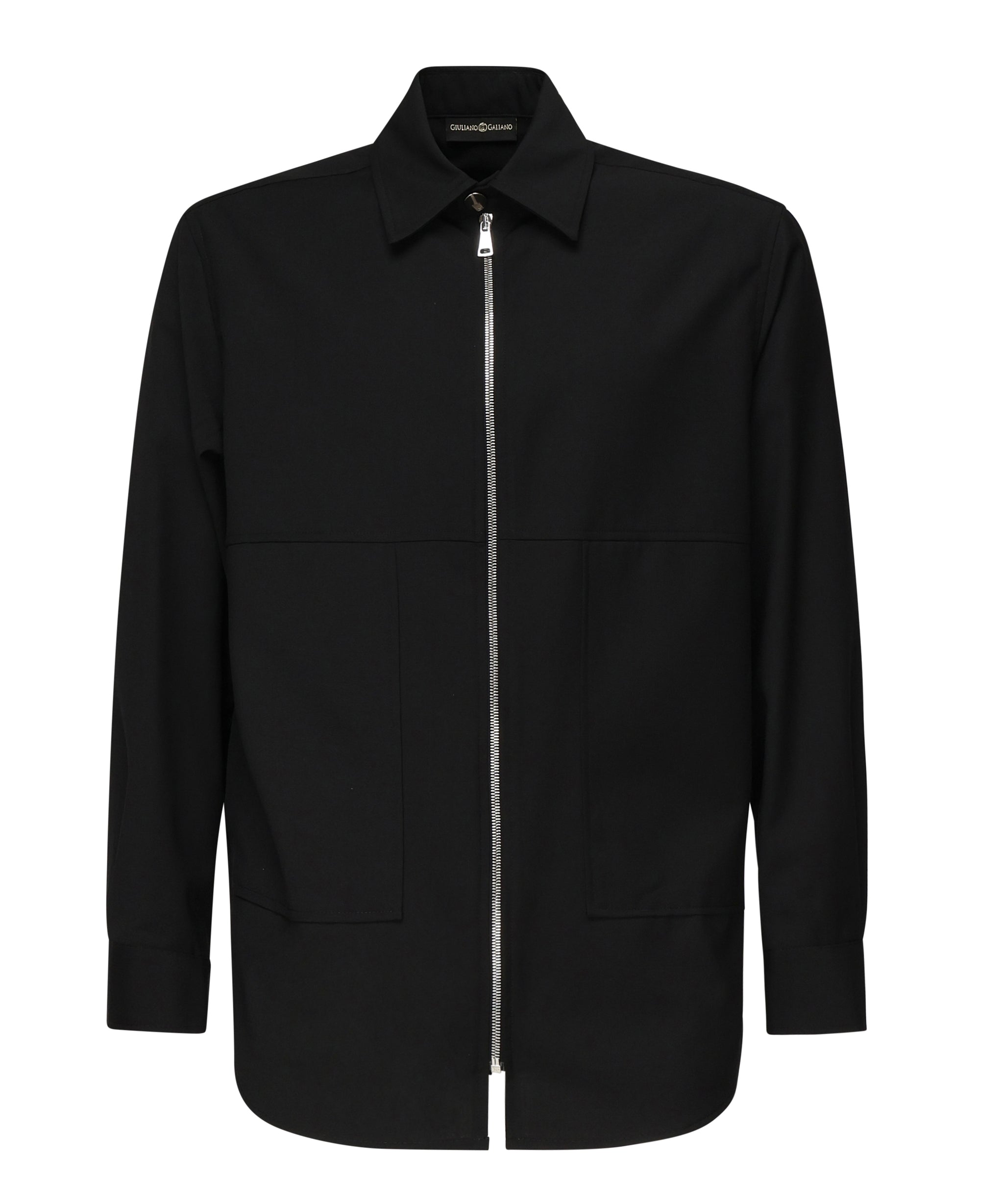Camicia Horse con zip HORSE NERO GIULIANO GALIANO 