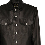 Giacca-camicia stampato pitone LONDON NSP GIULIANO GALIANO 