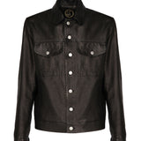 Giacca-camicia stampato pitone LONDON NSP GIULIANO GALIANO 