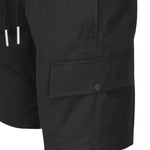 Shorts Mastyf in misto lino e cotone MASTYF -NERO GIULIANO GALIANO 