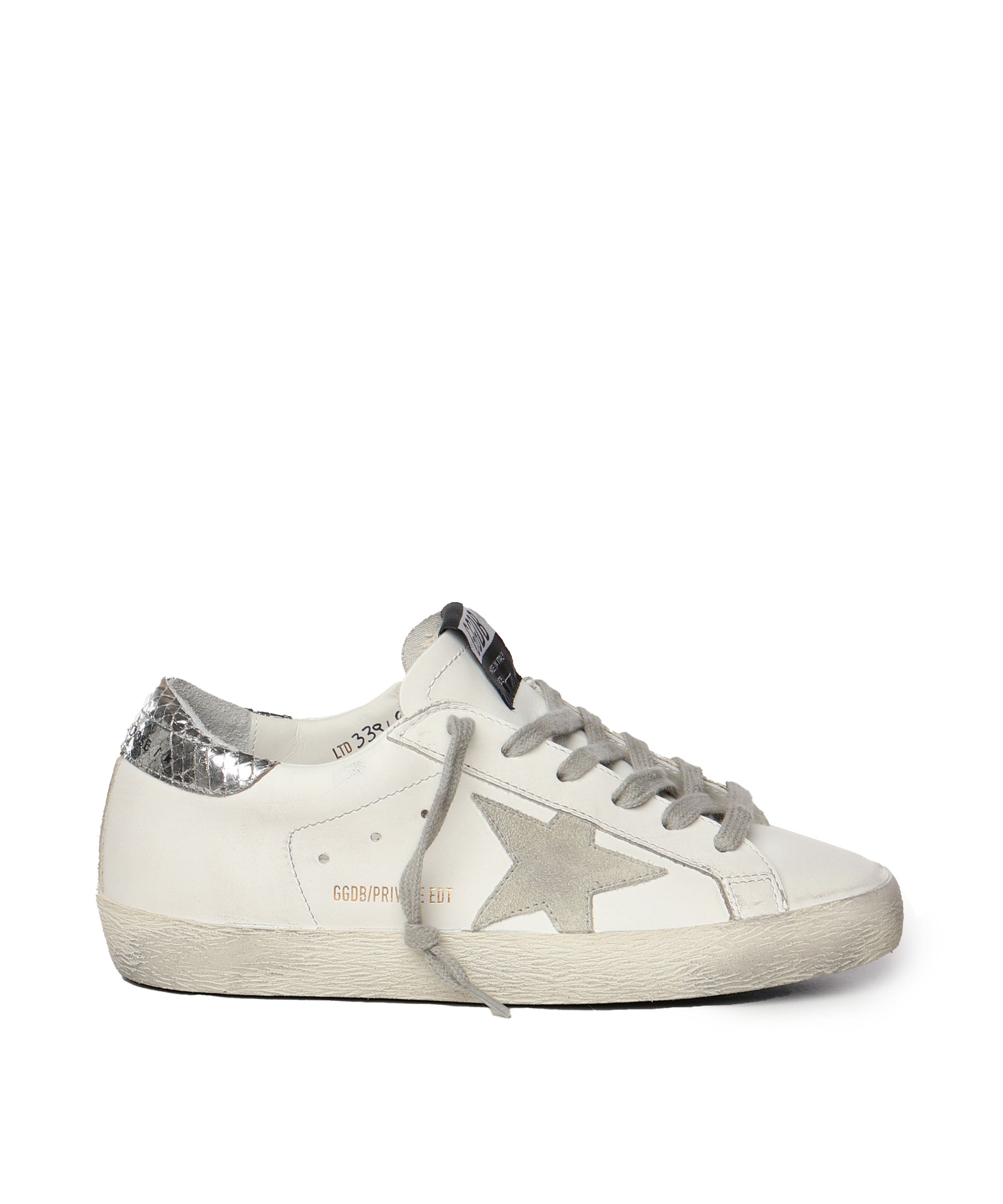 Sneakers Superstarcon effetto vissuto GWF00101 F00086110417 GOLDEN GOOSE 