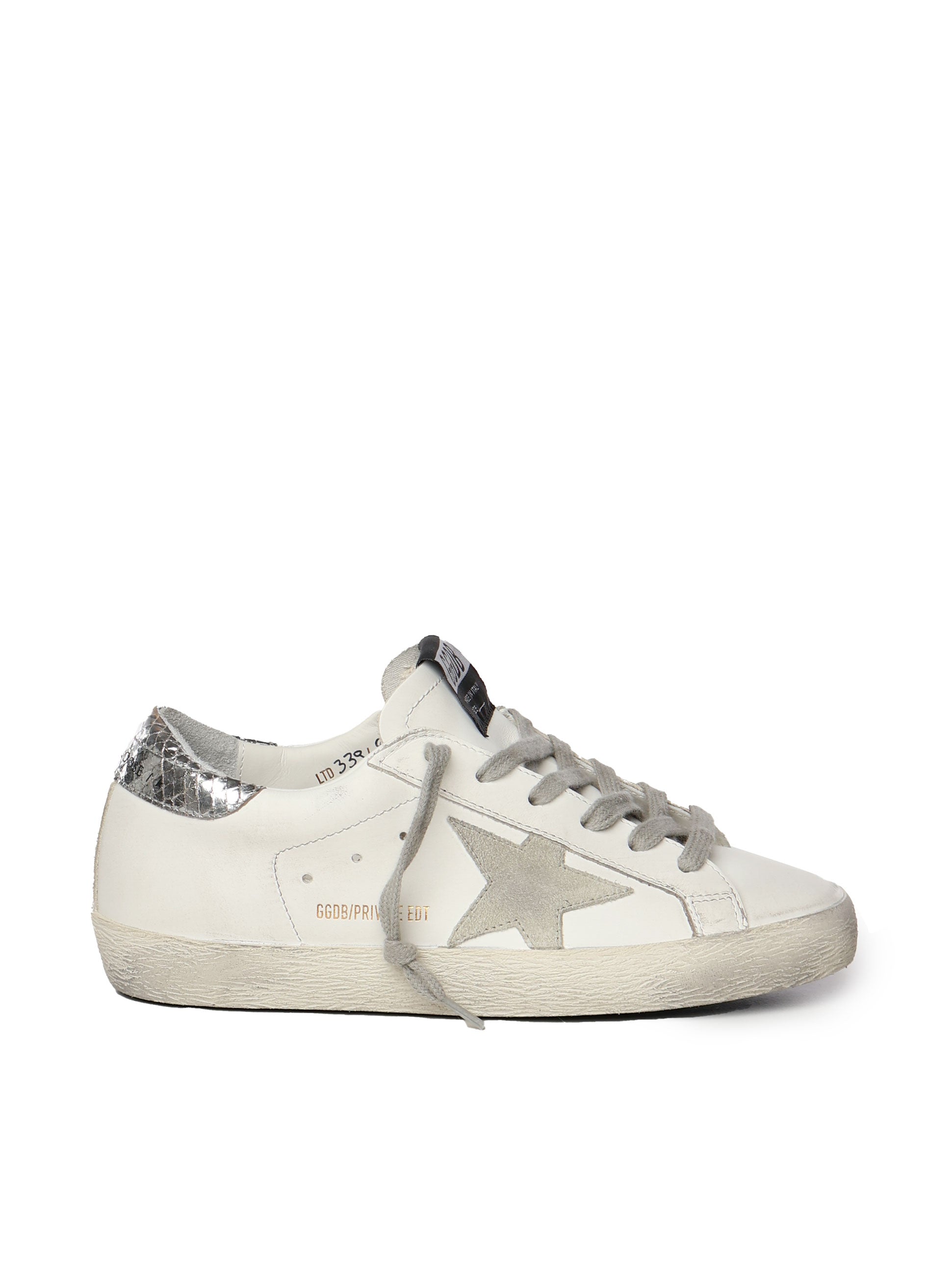 Sneakers Superstarcon effetto vissuto GWF00101 F00086110417 GOLDEN GOOSE 