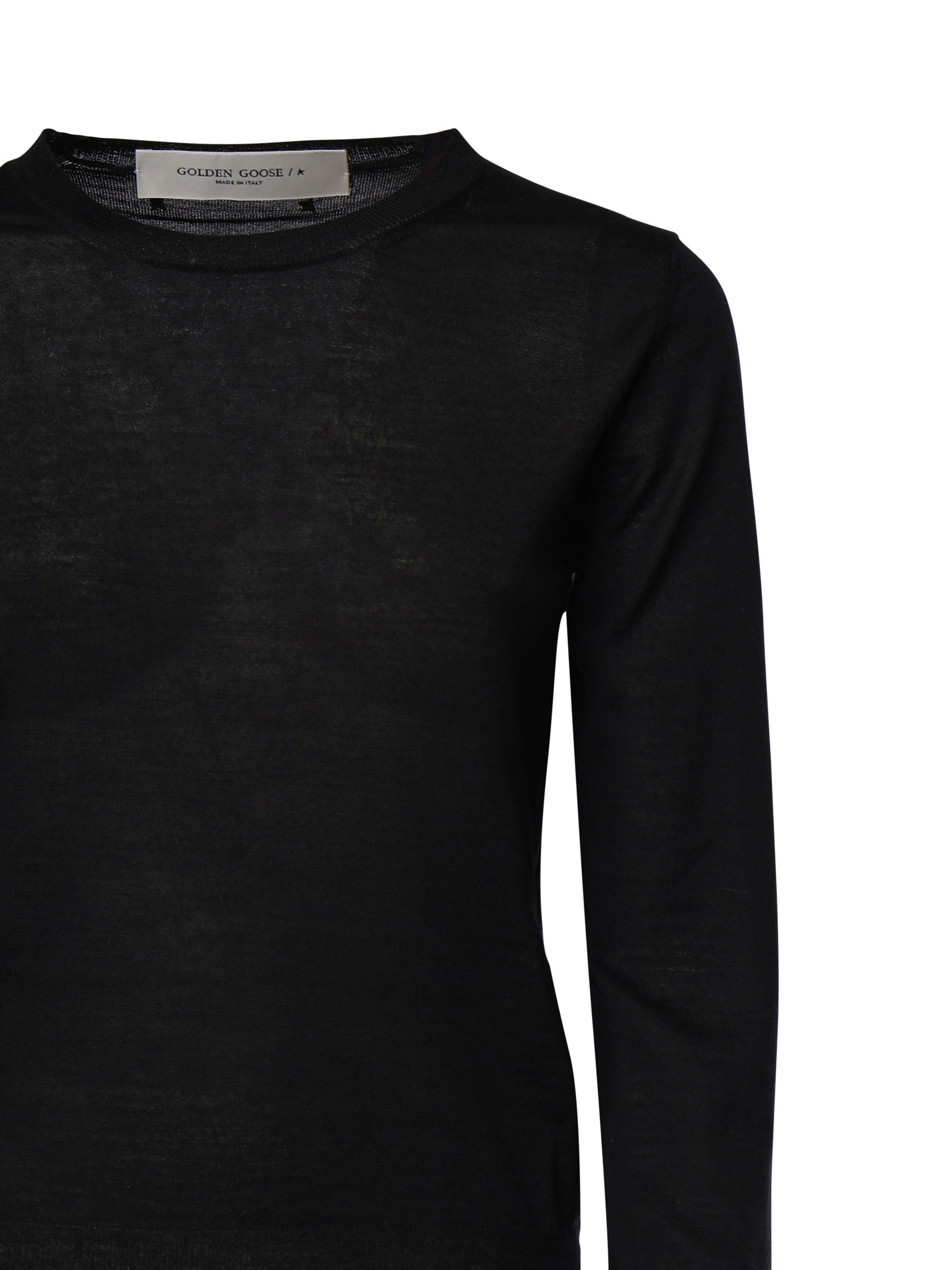 Maglione con effetto vissuto GWP00952 P00066590100 GOLDEN GOOSE 