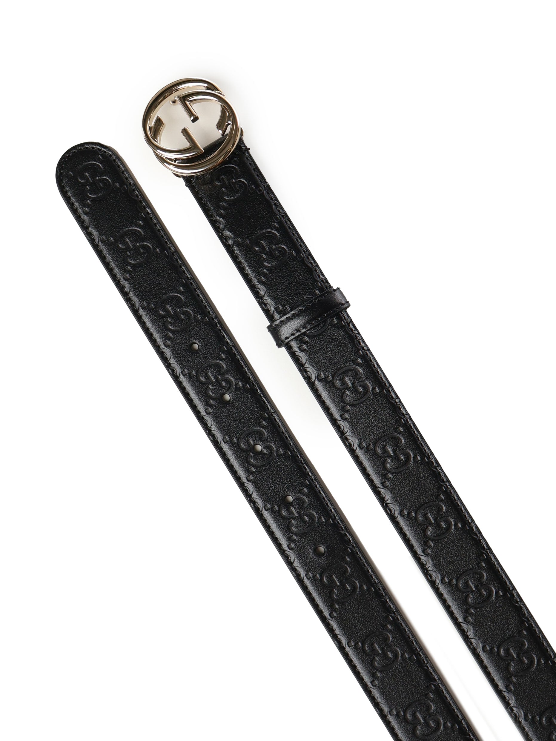 Cintura con fibbia Incrocio GG 813008 AAD5L1000 GUCCI 