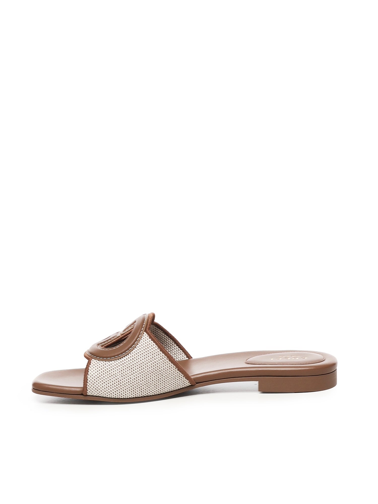 Sandalo slider con Incrocio GG 835723 FAEA09562 GUCCI 