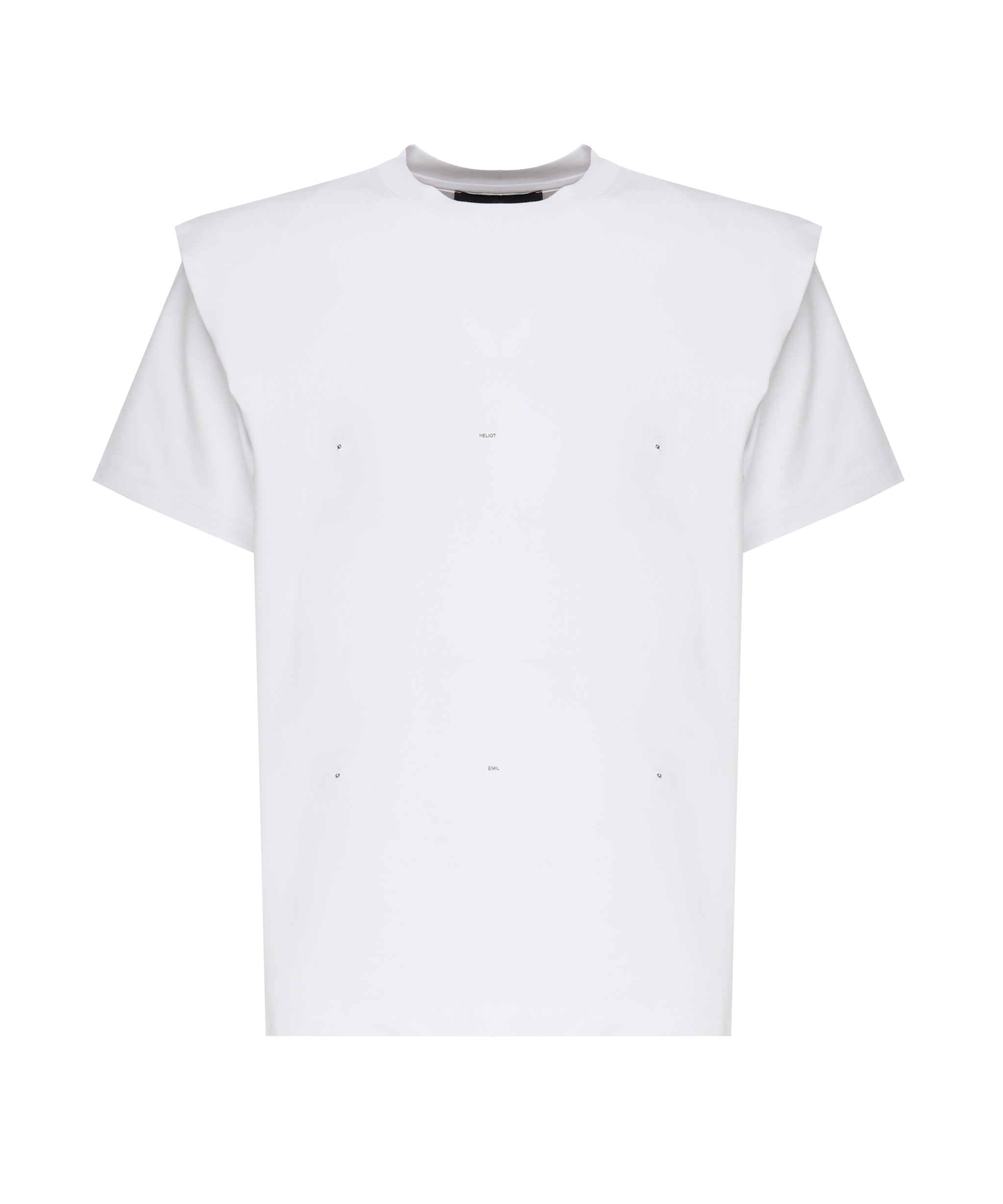 T-shirt Outline Logo PRESS25M09089 WHT02 HELIOT EMIL 