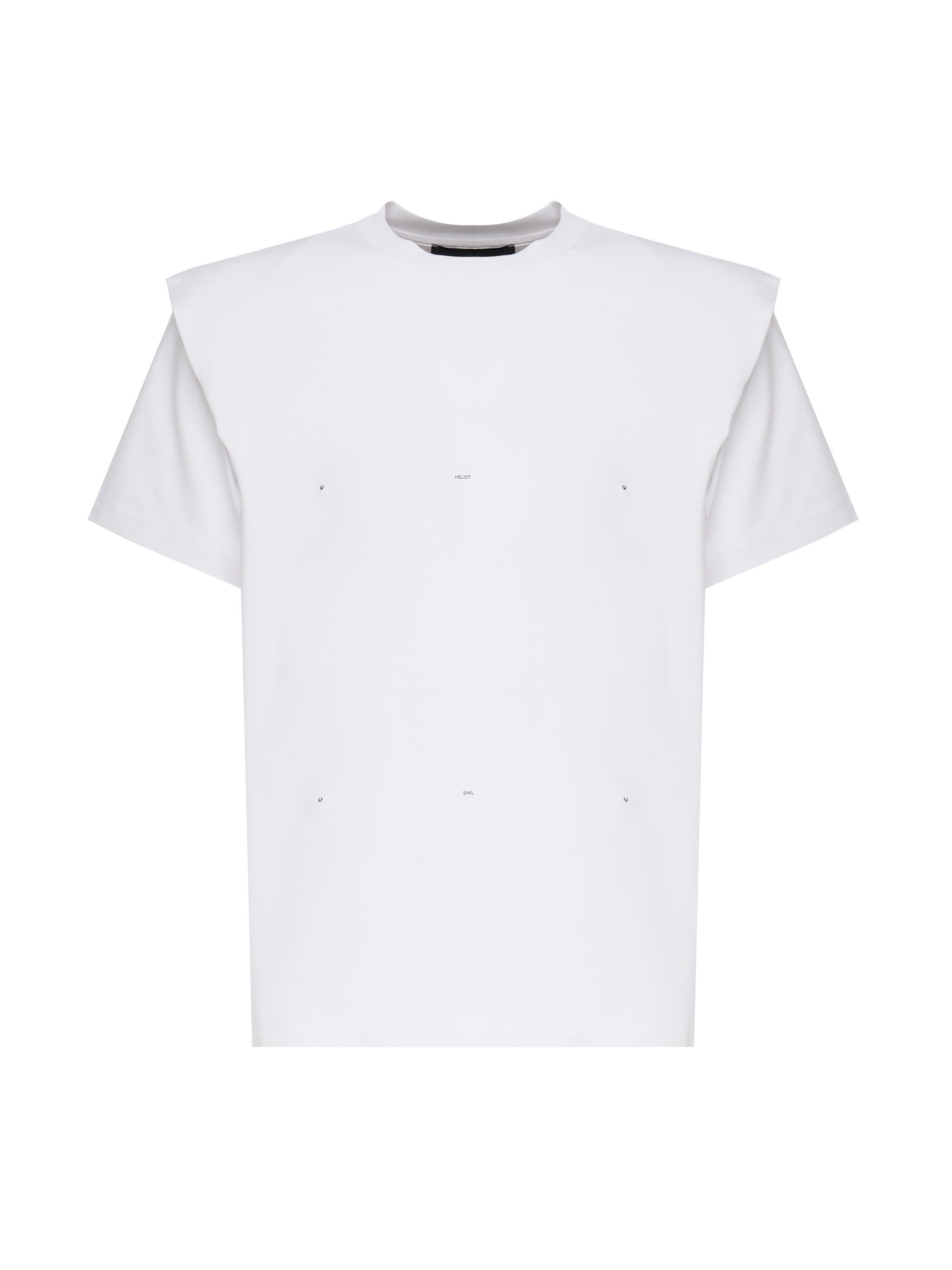T-shirt Outline Logo PRESS25M09089 WHT02 HELIOT EMIL 