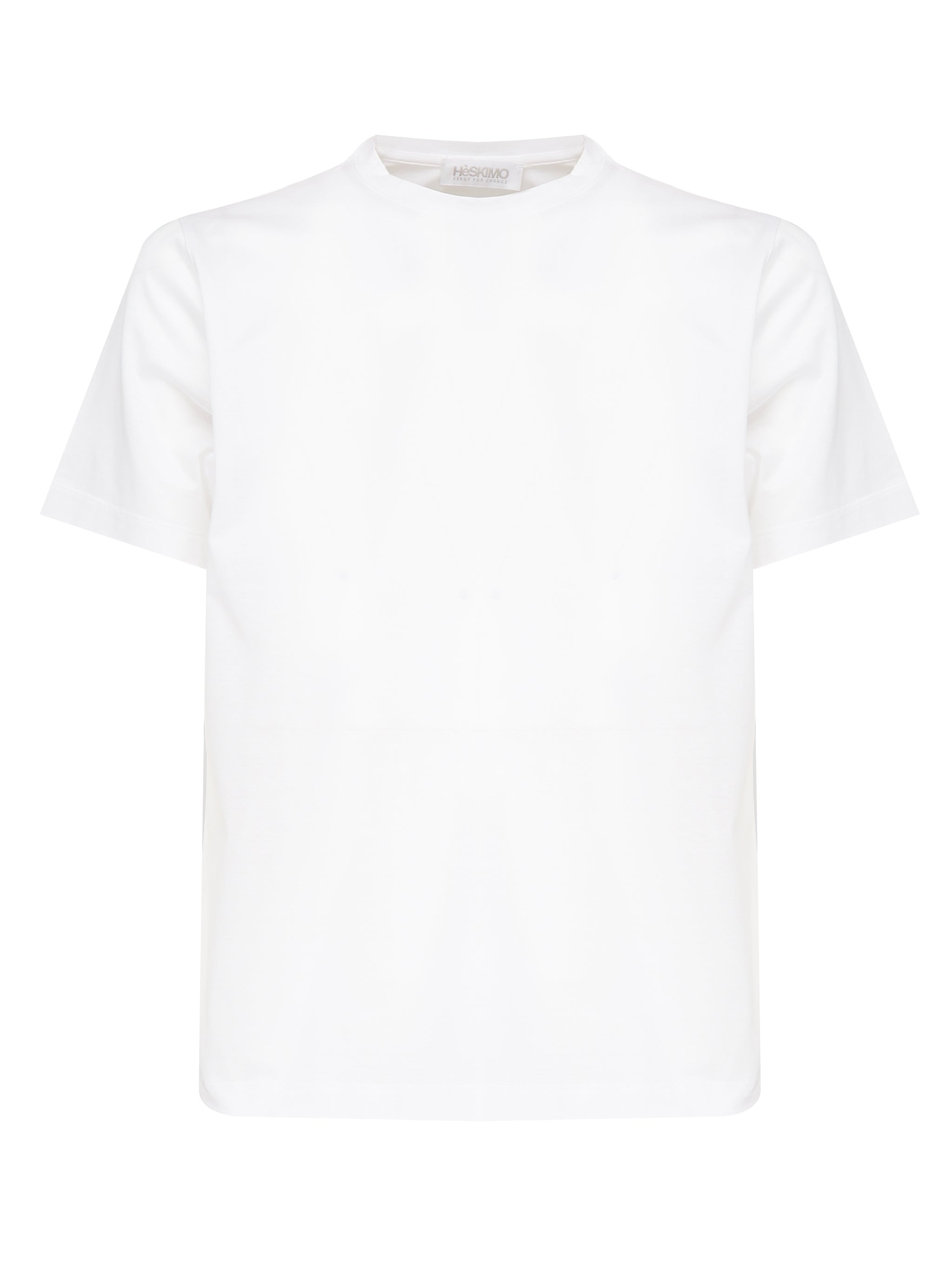 T-shirt in cotone HE841003 BIANCO HESKIMO 