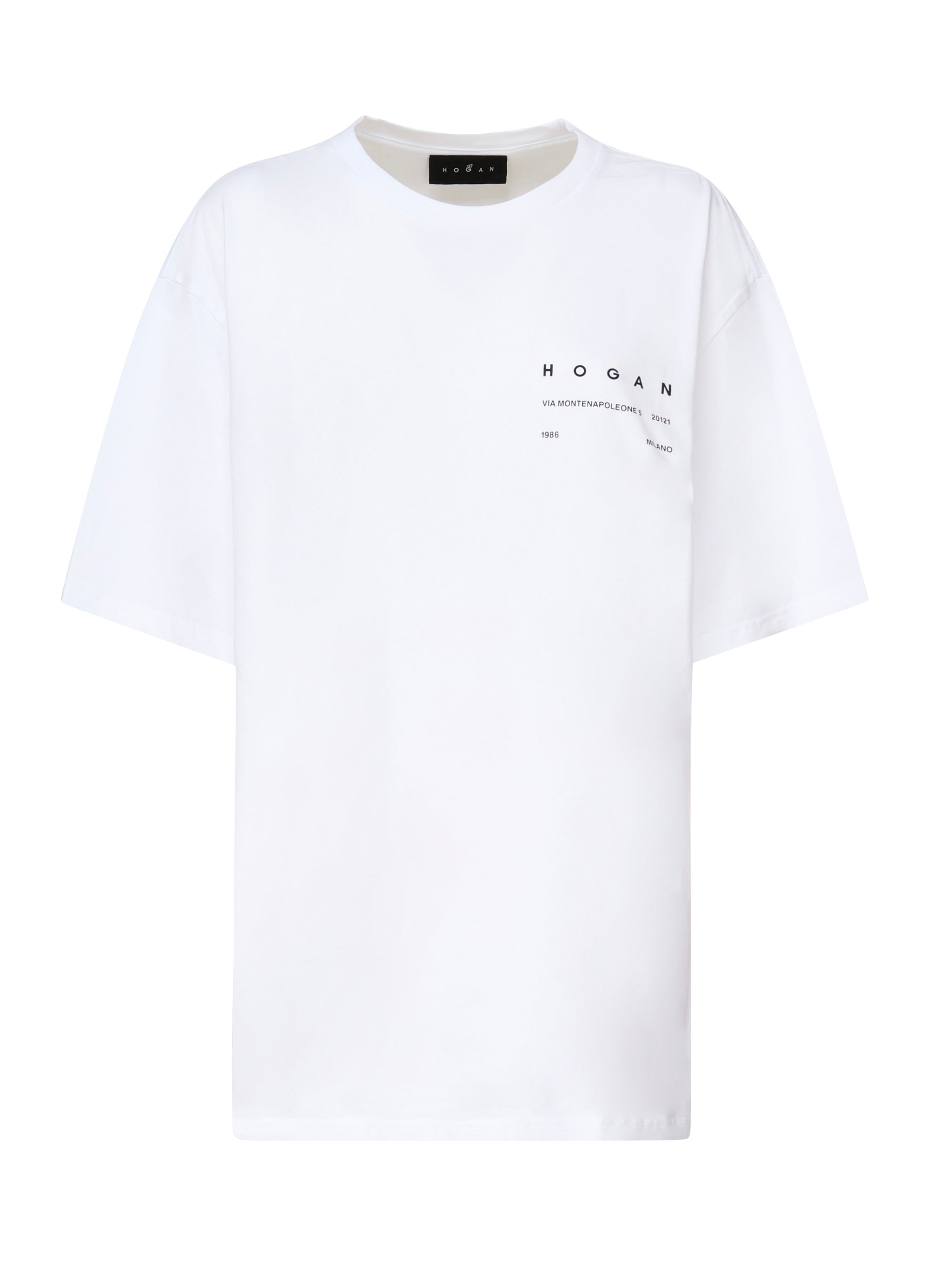 T-shirt con logo KQUB3492020WNR B001 HOGAN 