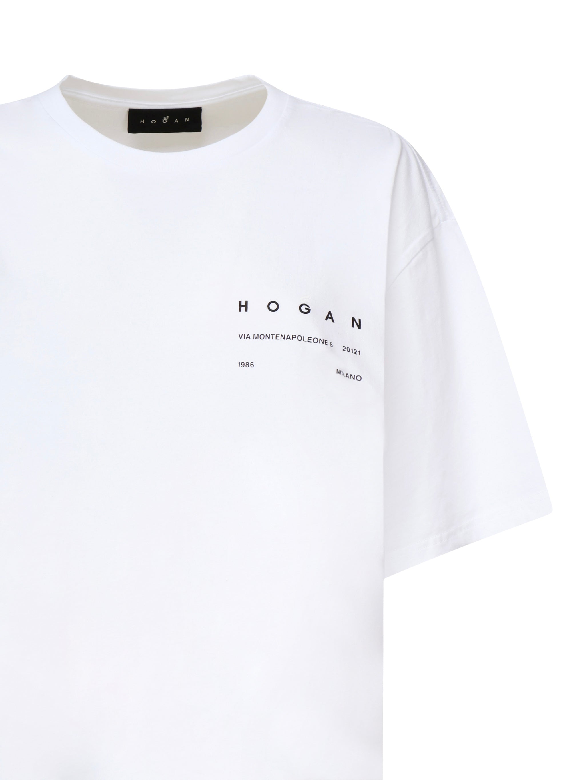 T-shirt con logo KQUB3492020WNR B001 HOGAN 
