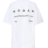 T-shirt con logo KQUB3492020WNR B001 HOGAN 