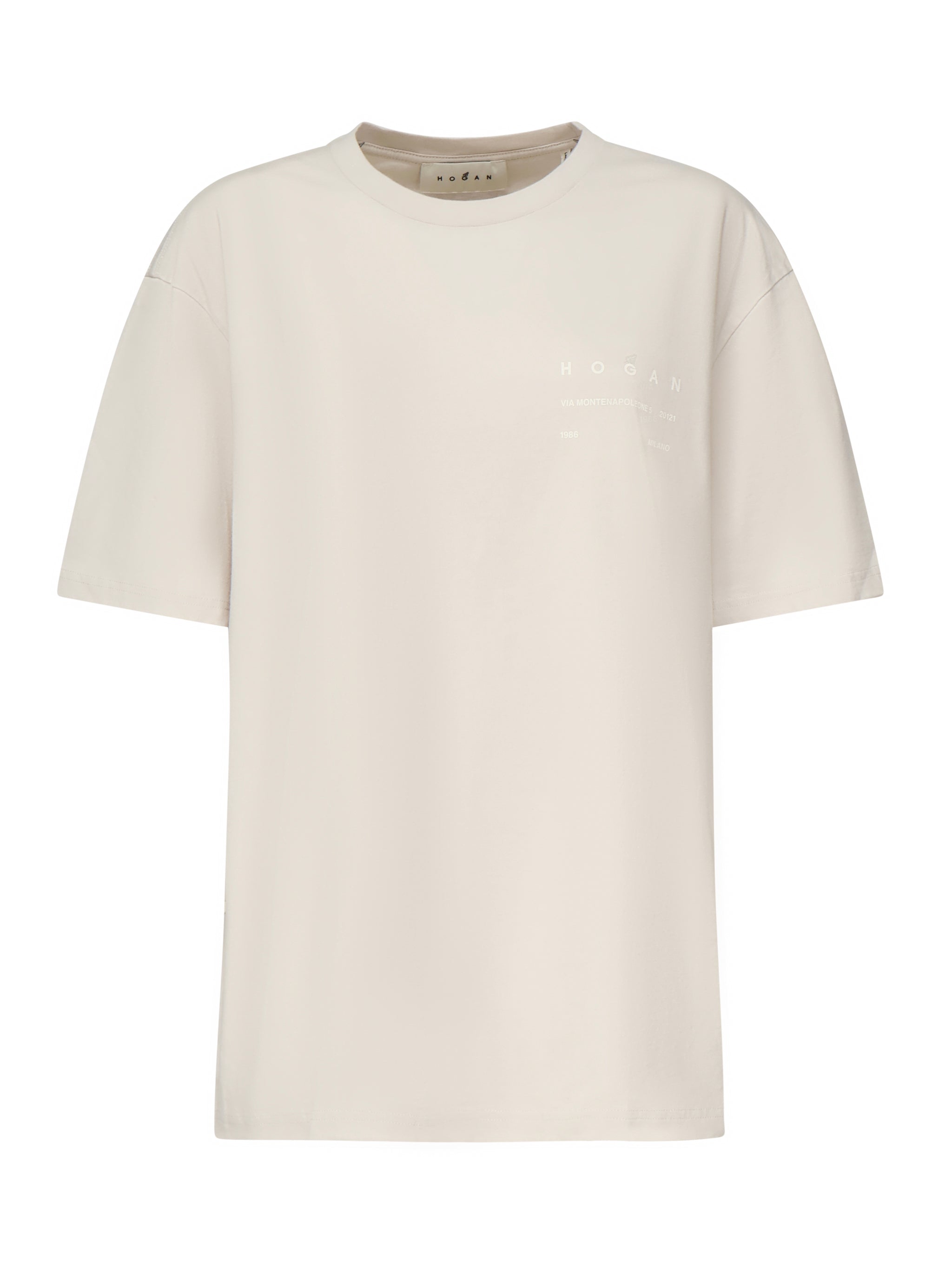 T-shirt con logo KQUB3492020WNR B204 HOGAN 