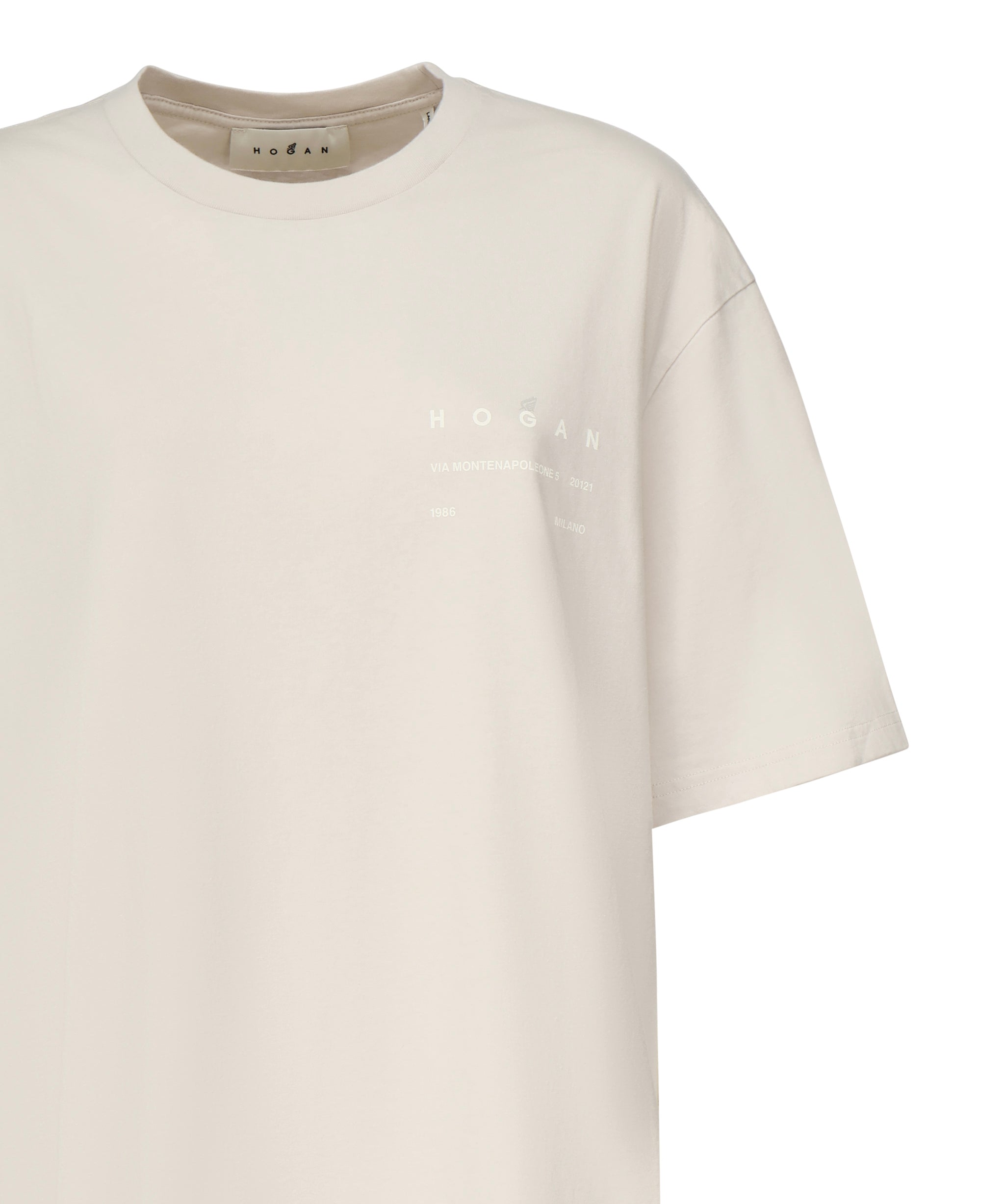 T-shirt con logo KQUB3492020WNR B204 HOGAN 
