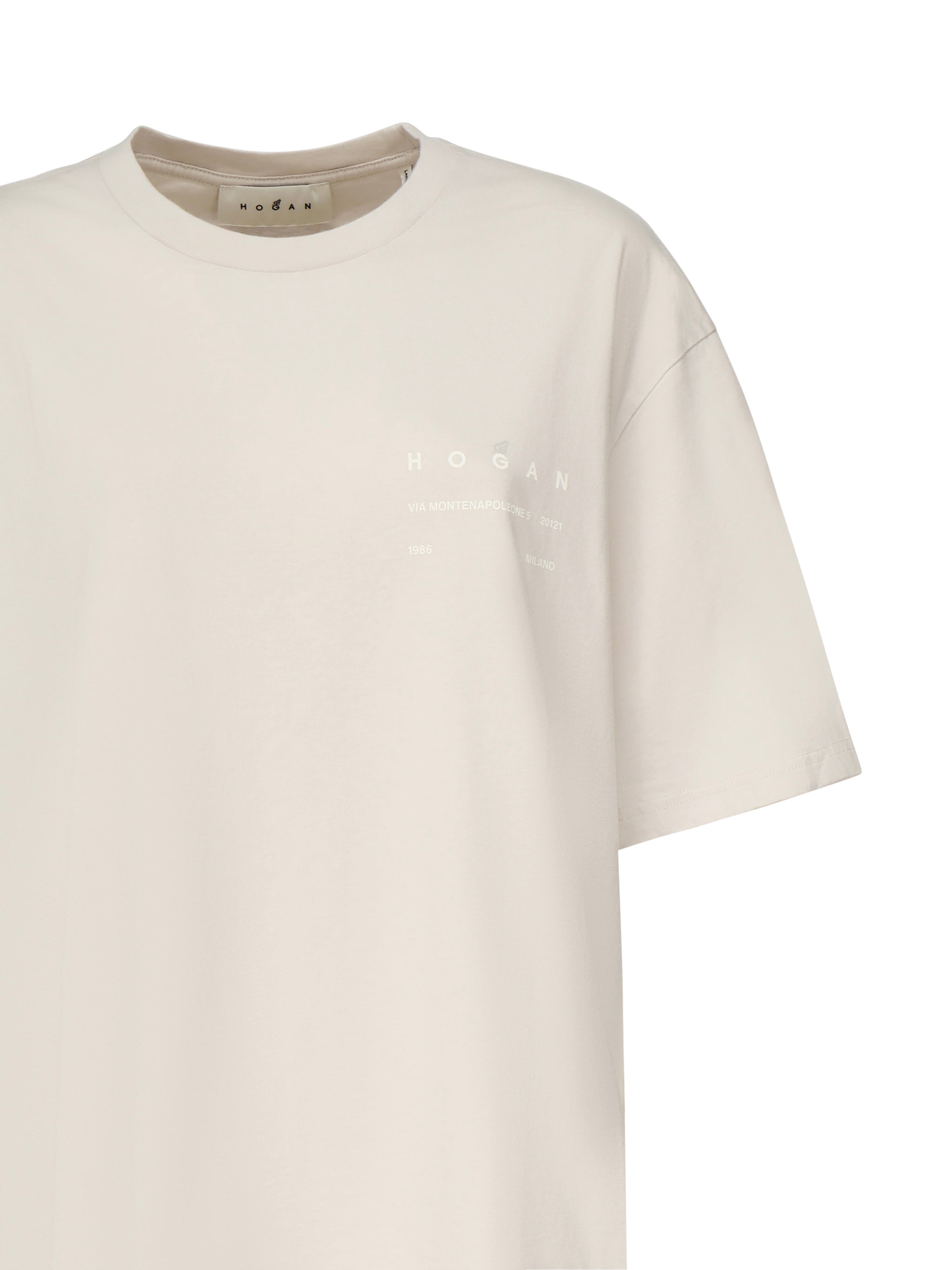 T-shirt con logo KQUB3492020WNR B204 HOGAN 