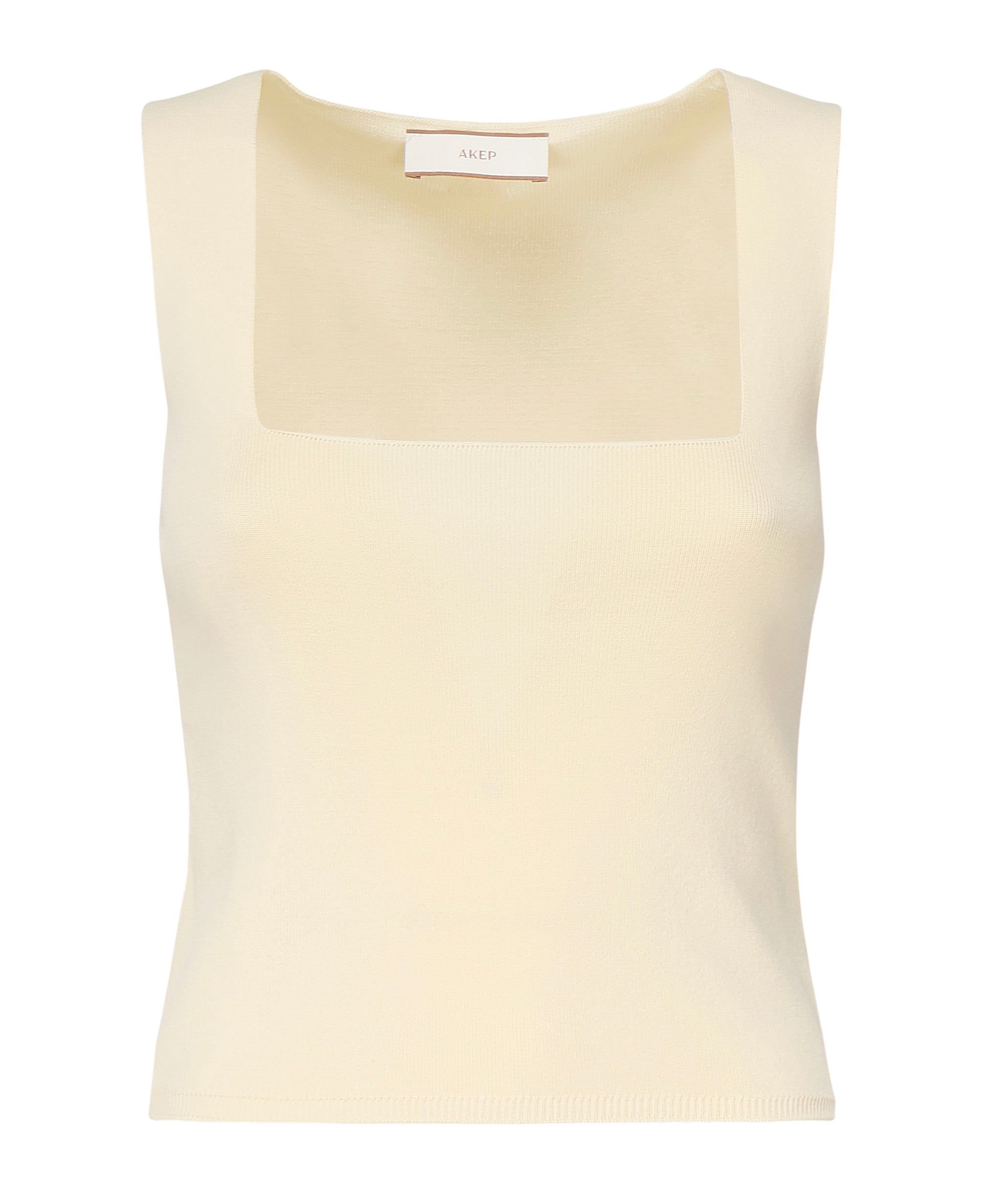 Canotta in maglia con scollo quadrato CNKD09014  INSPIRED BY AKEP 