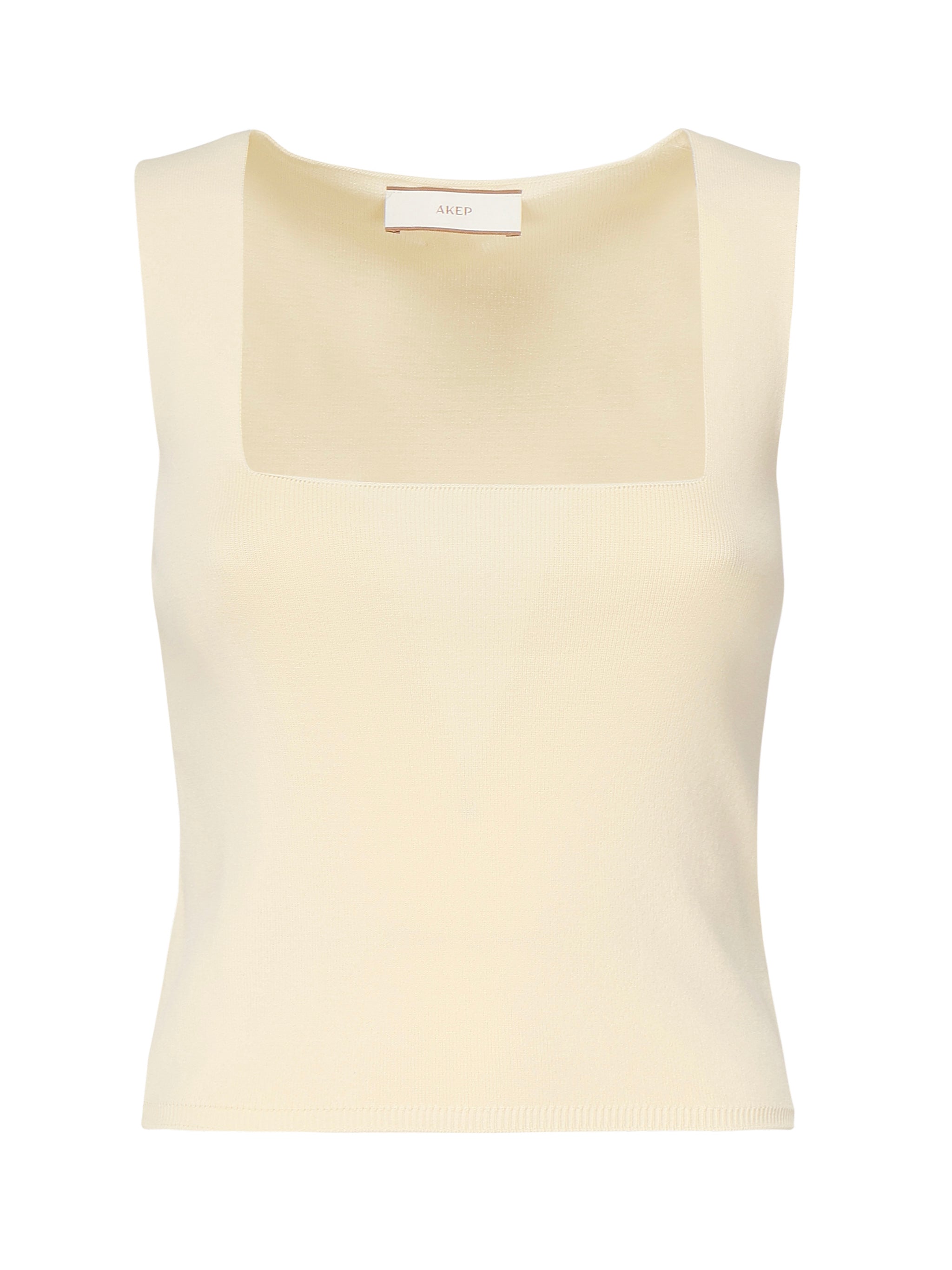 Canotta in maglia con scollo quadrato CNKD09014  INSPIRED BY AKEP 
