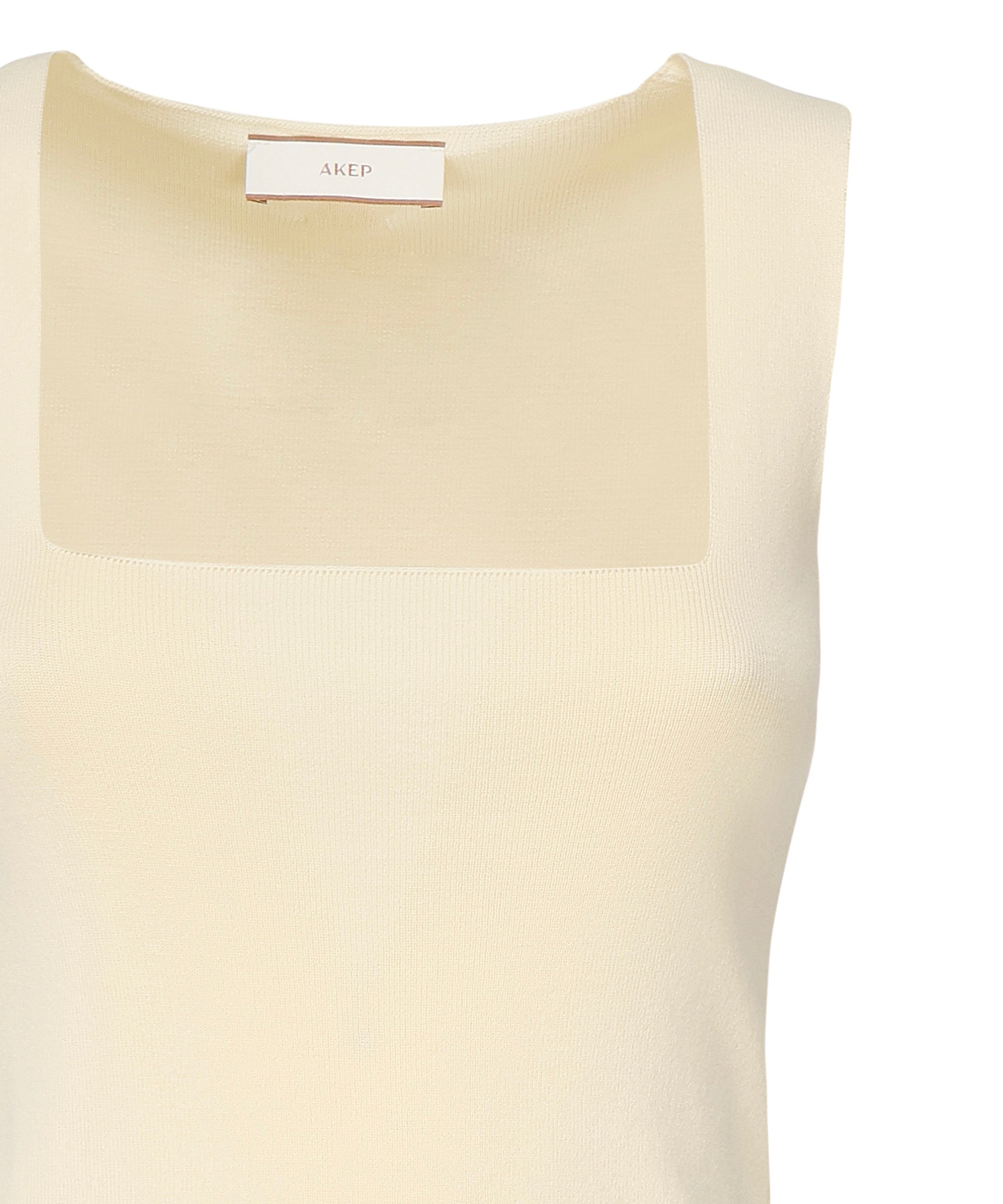 Canotta in maglia con scollo quadrato CNKD09014  INSPIRED BY AKEP 