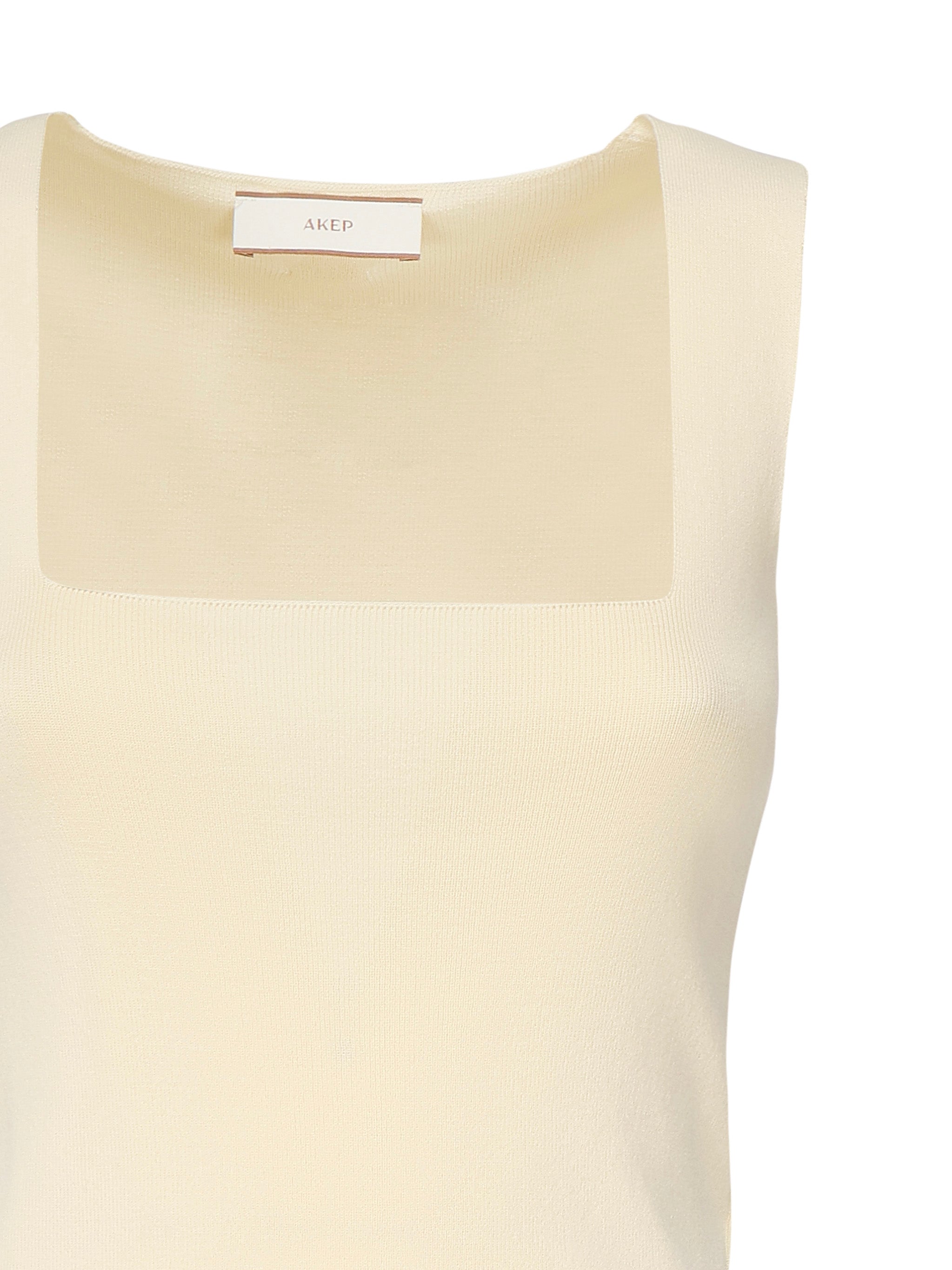 Canotta in maglia con scollo quadrato CNKD09014  INSPIRED BY AKEP 