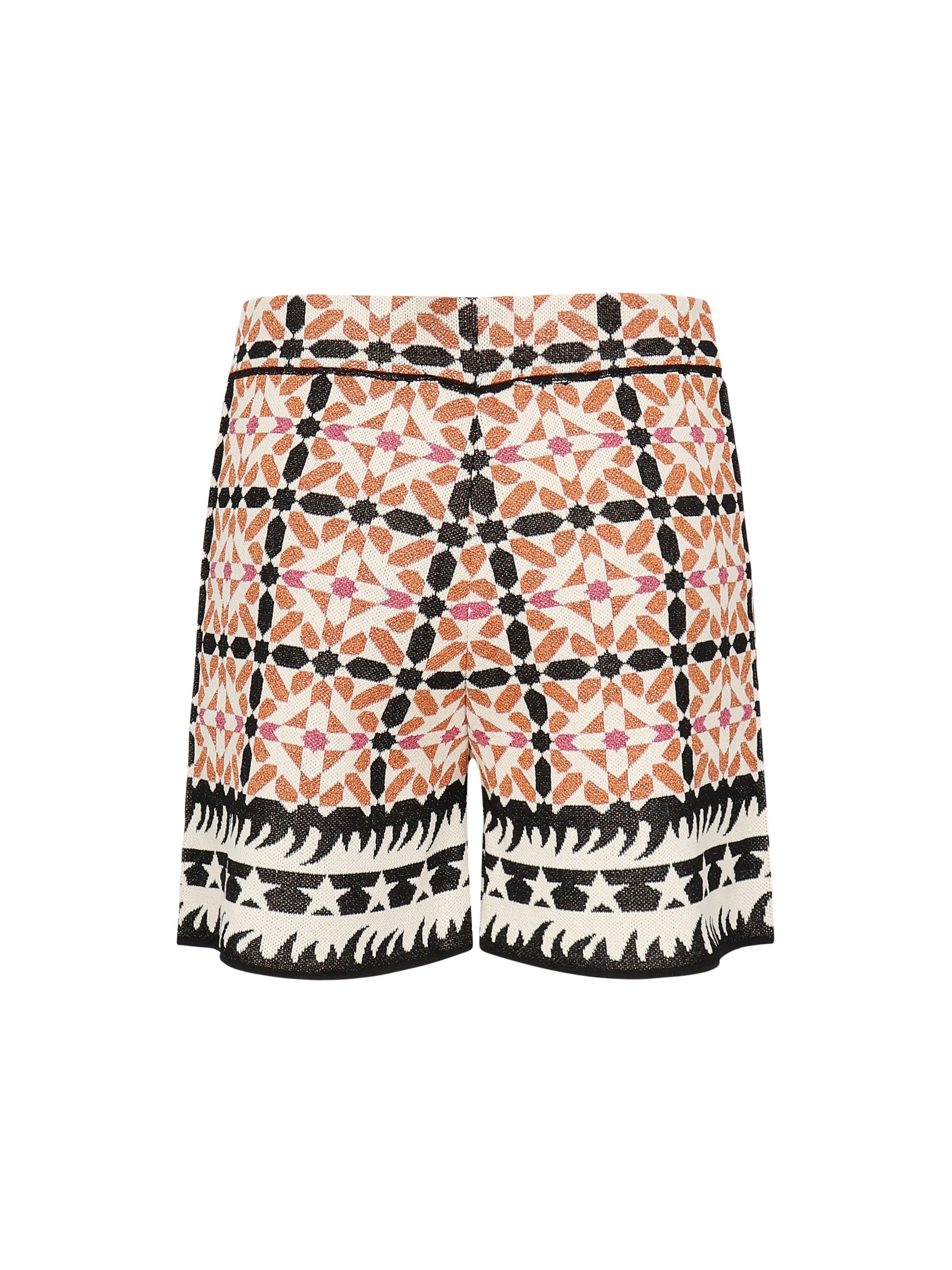 Shorts con pattern geometrico SHKD09007  INSPIRED BY AKEP 
