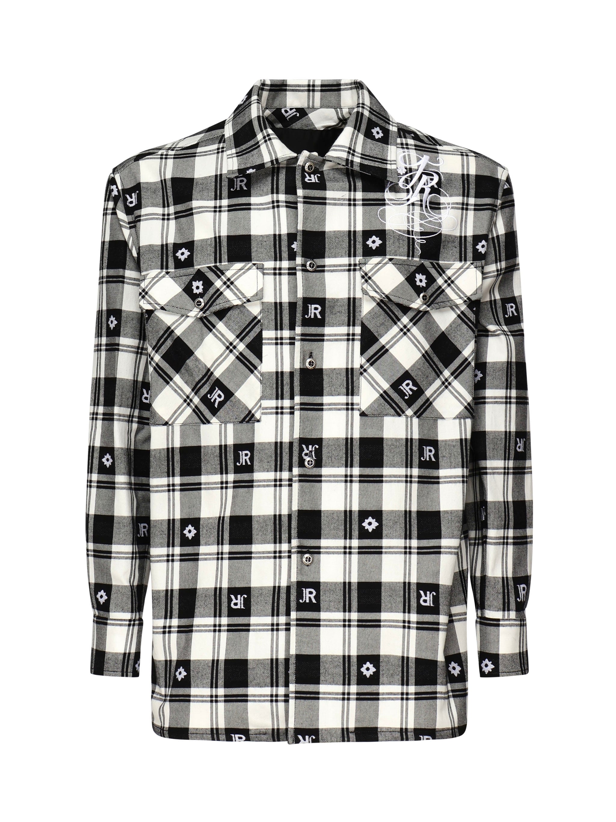 Camicia a quadri in cotone RMP25147CA  JOHN RICHMOND 