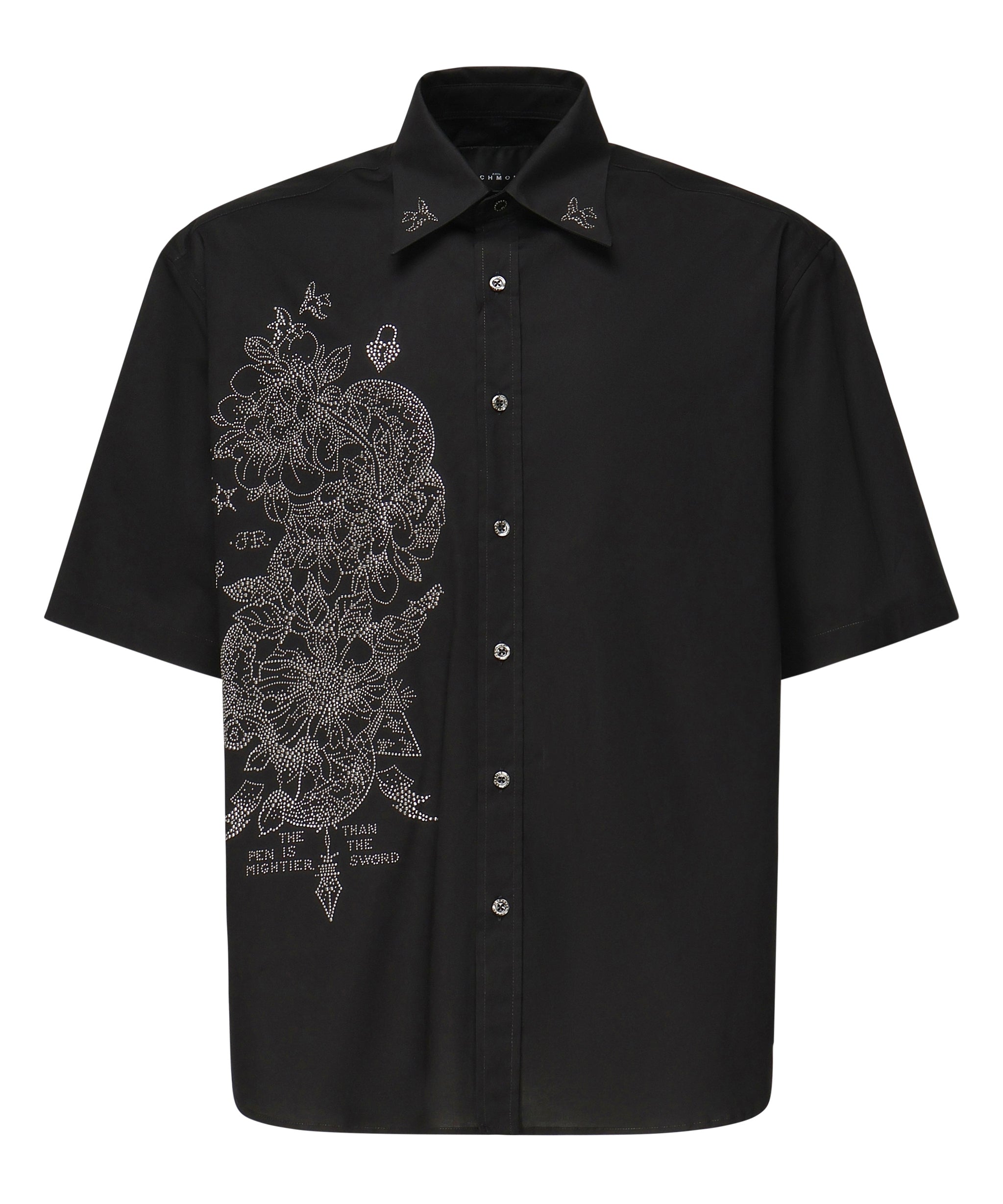 Camicia con ricamo a contrasto RMP25229CA  JOHN RICHMOND 