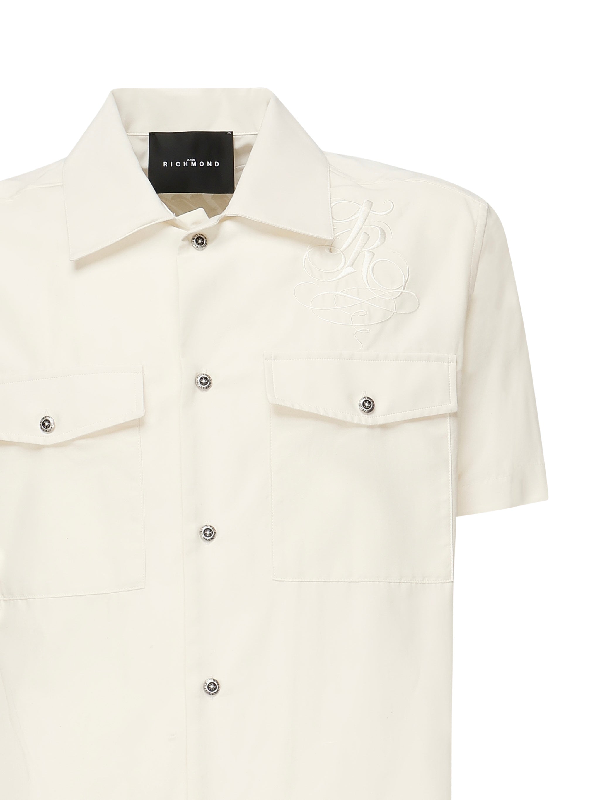 Camicia Chuy con ricamo logo RMP25231CA  JOHN RICHMOND 