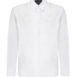 Camicia Tavaria con ricami e paillettes RMP25233CA WHITE JOHN RICHMOND 