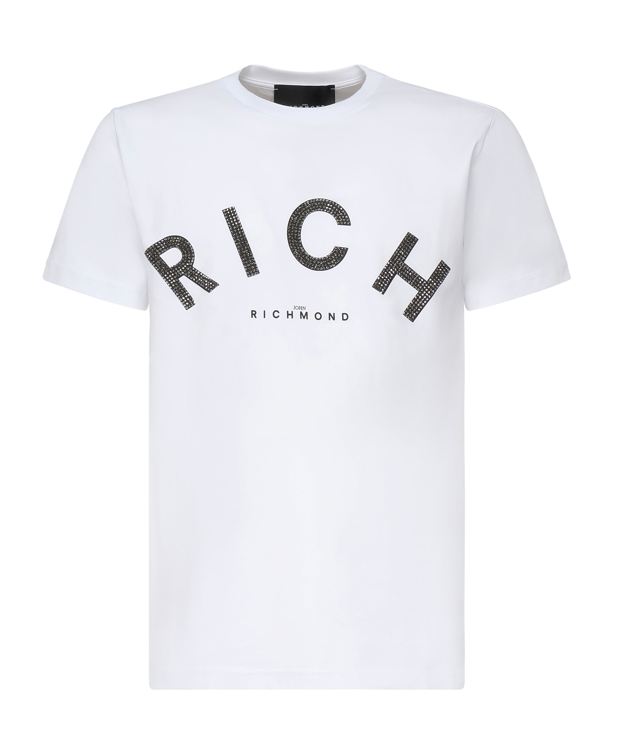 T-shirt con logo<BR/> RMP25478TS  JOHN RICHMOND 