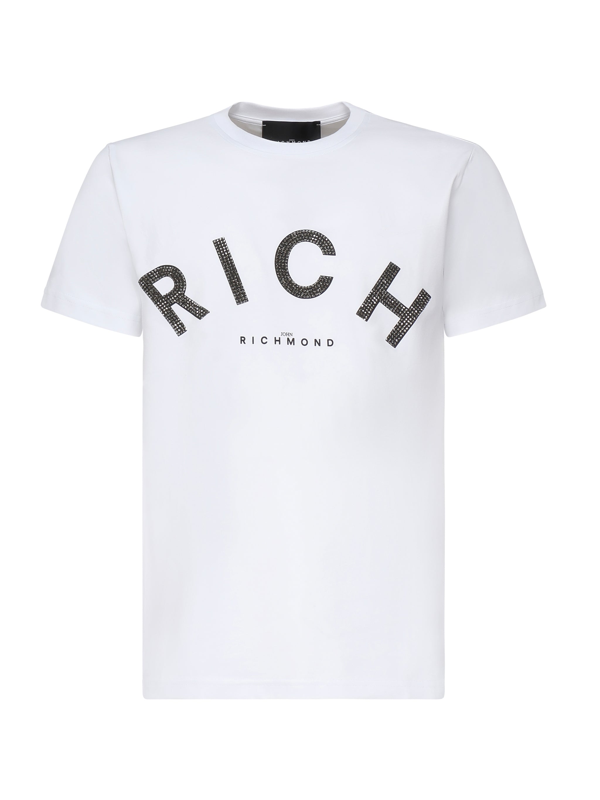 T-shirt con logo<BR/> RMP25478TS  JOHN RICHMOND 