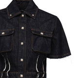 Camicia corta in denim<BR/> RWP25267CA  JOHN RICHMOND 
