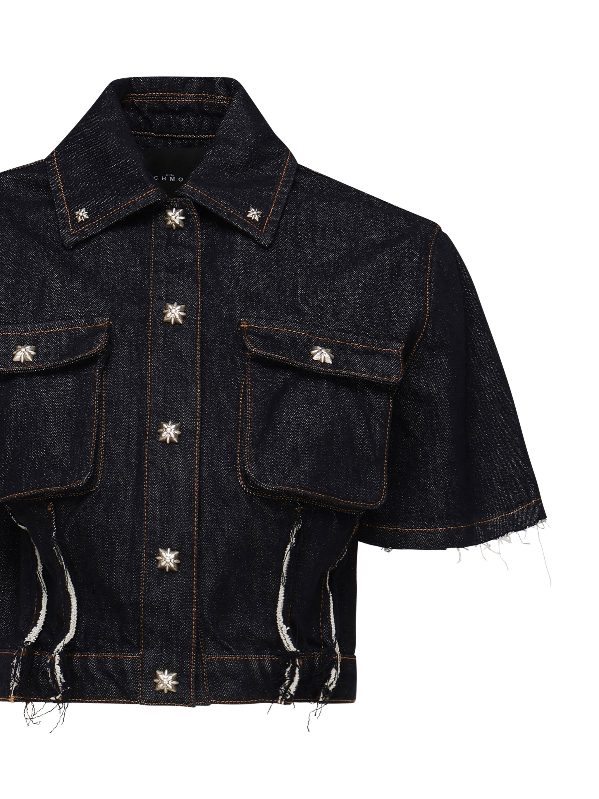 Camicia corta in denim<BR/> RWP25267CA  JOHN RICHMOND 