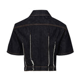 Camicia corta in denim<BR/> RWP25267CA  JOHN RICHMOND 