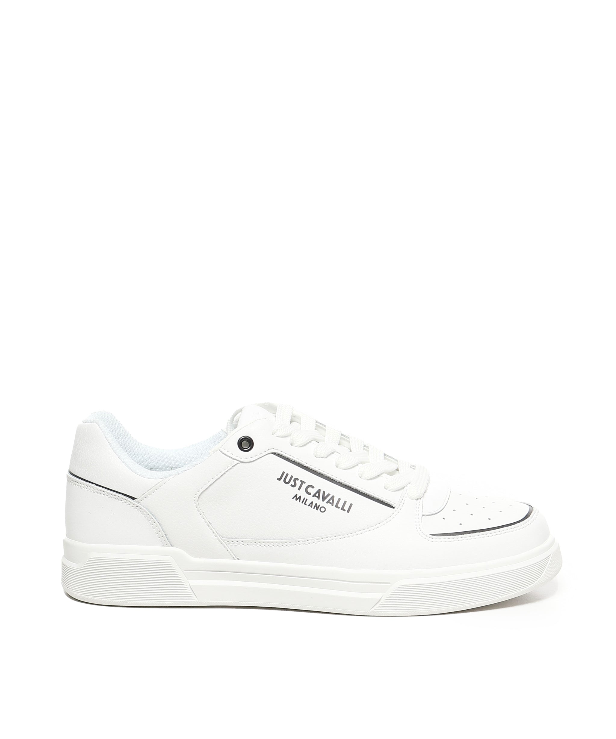Sneaker con logo in pelle 78QA3SB2 ZPA91003 JUST CAVALLI 