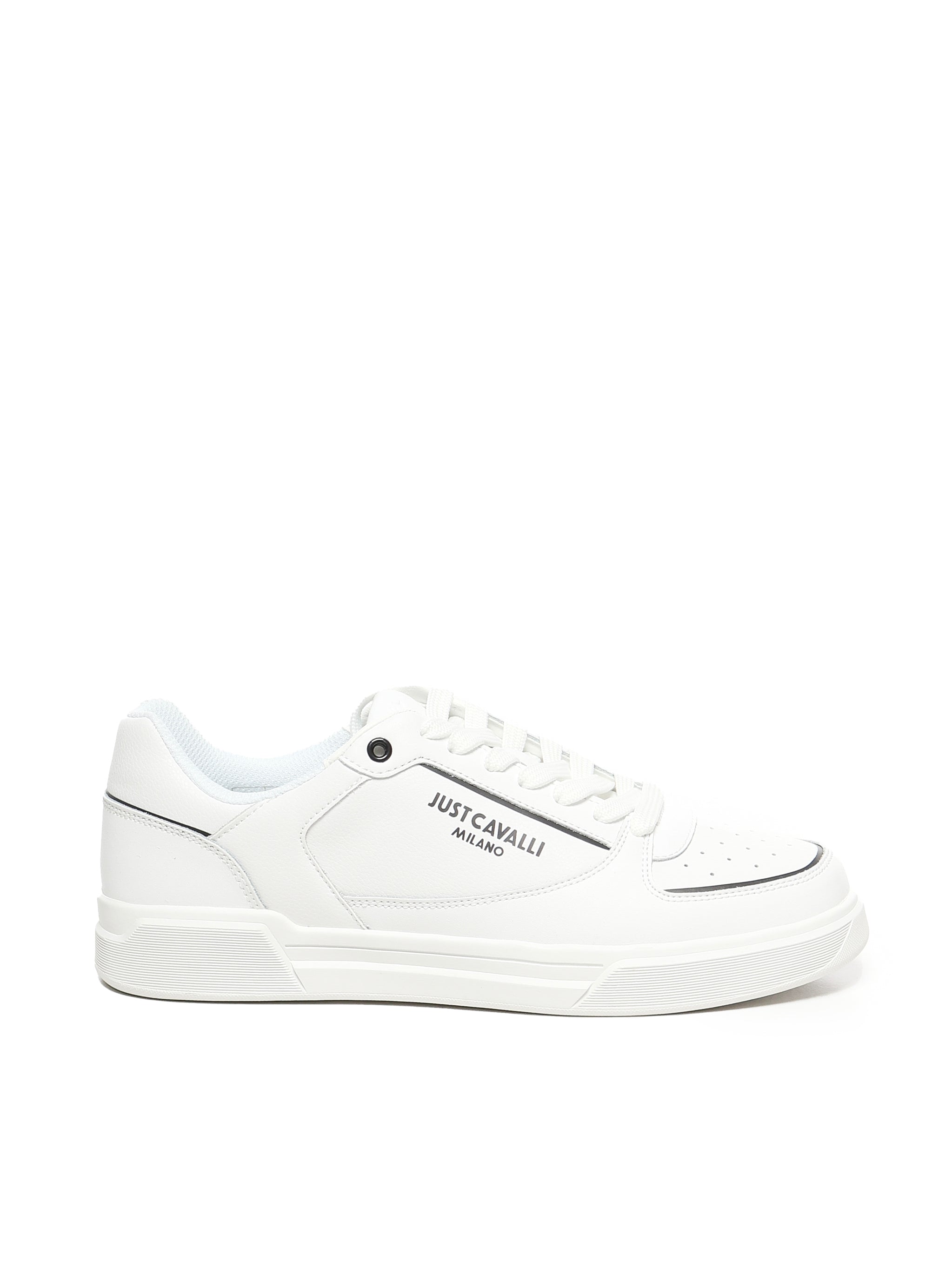 Sneaker con logo in pelle 78QA3SB2 ZPA91003 JUST CAVALLI 