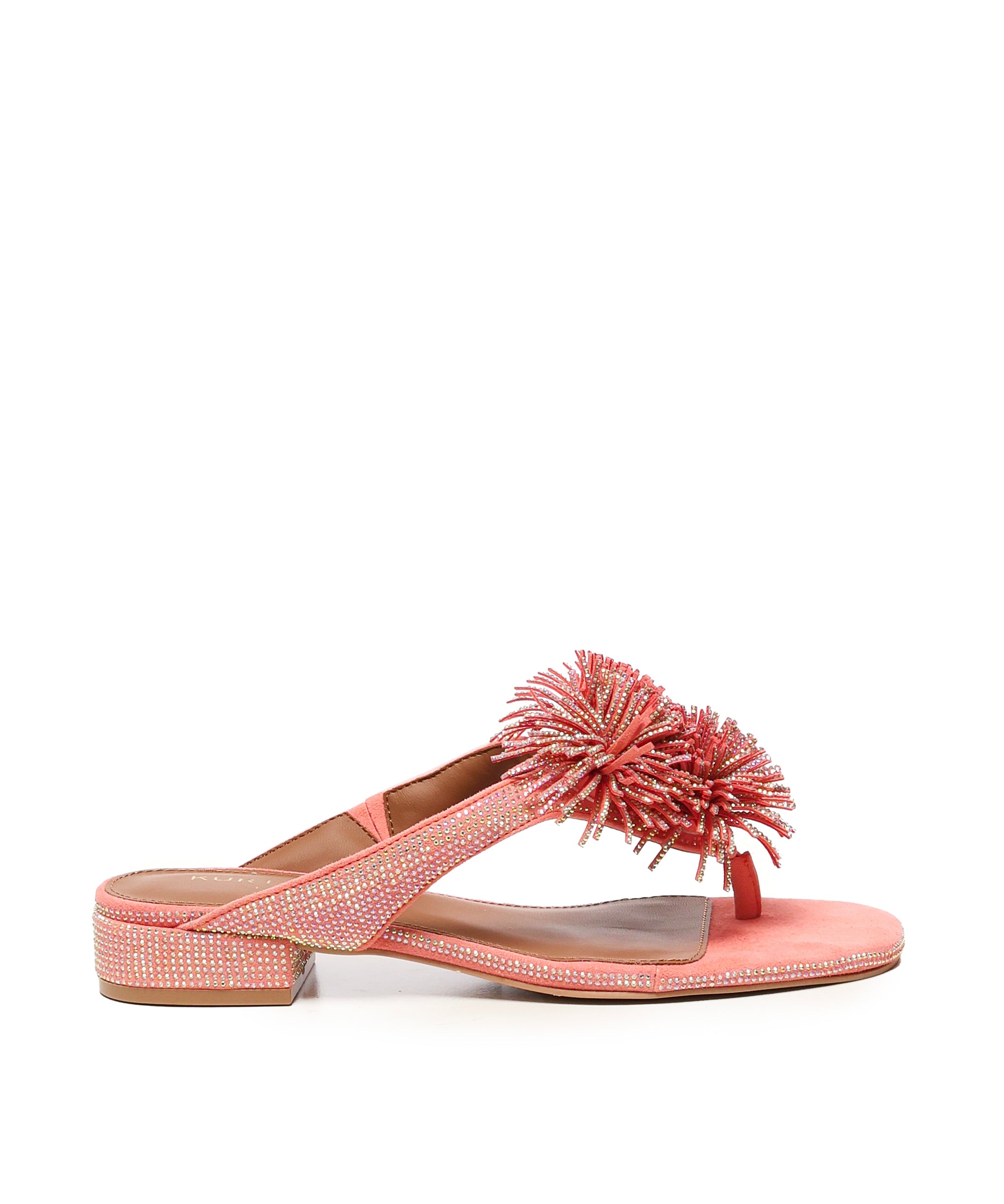 Infradito con pompon 4365596209 PEACH KURT GEIGER 