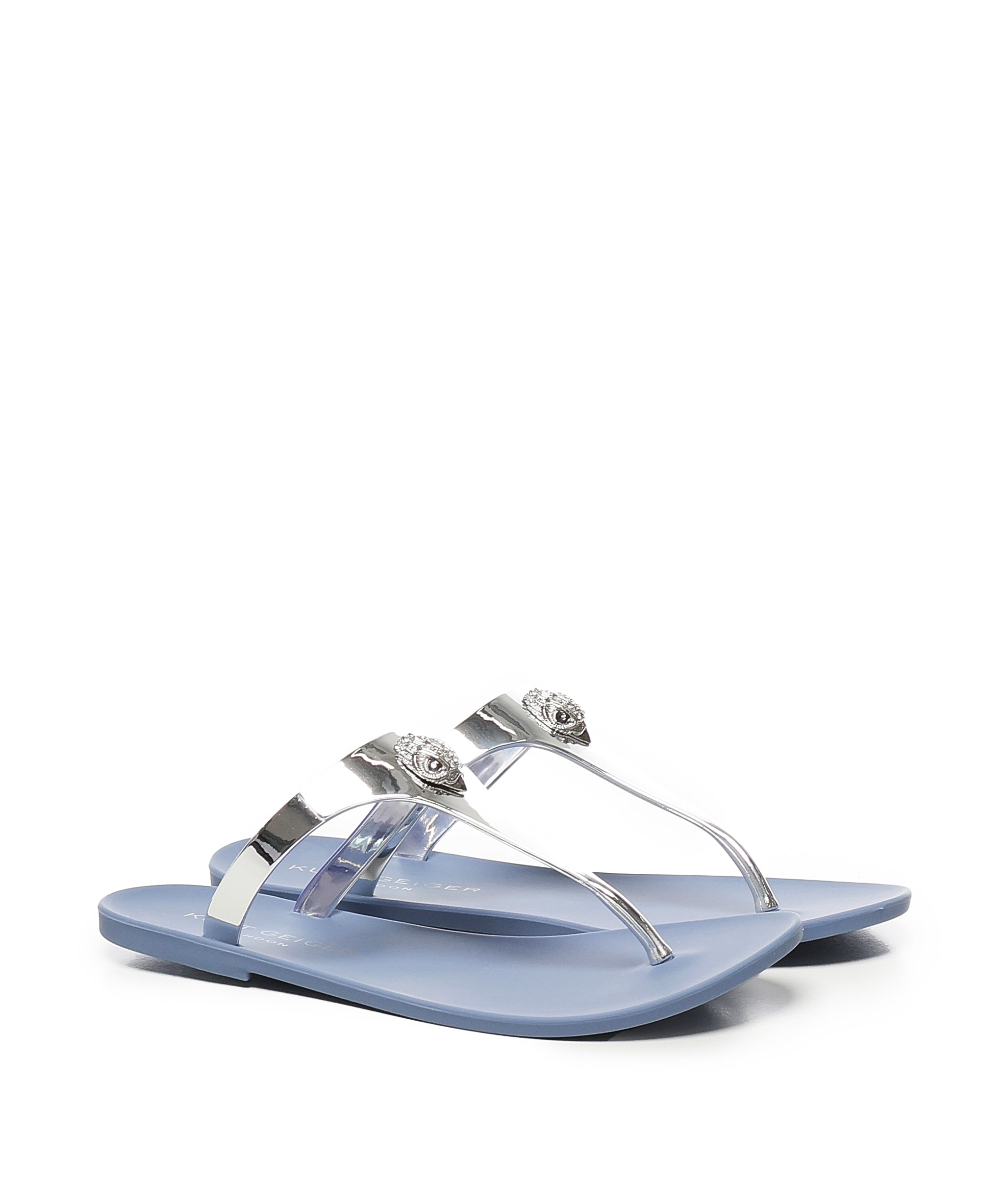 Sandali infradito Maddison t-bar 9796367979 SILVER KURT GEIGER 