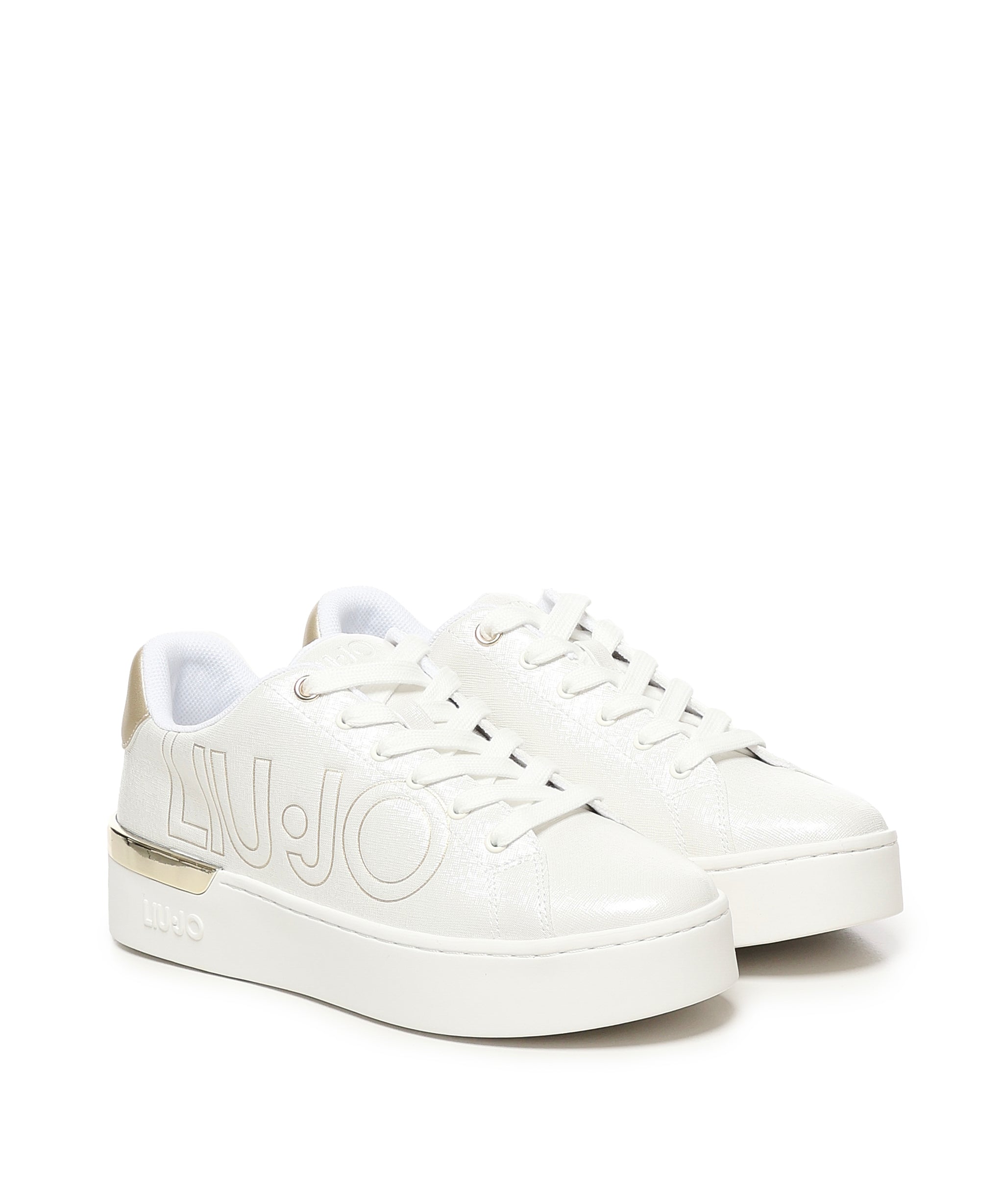 Sneaker Saffiano con logo 4A5703EX09901111  LIU JO 