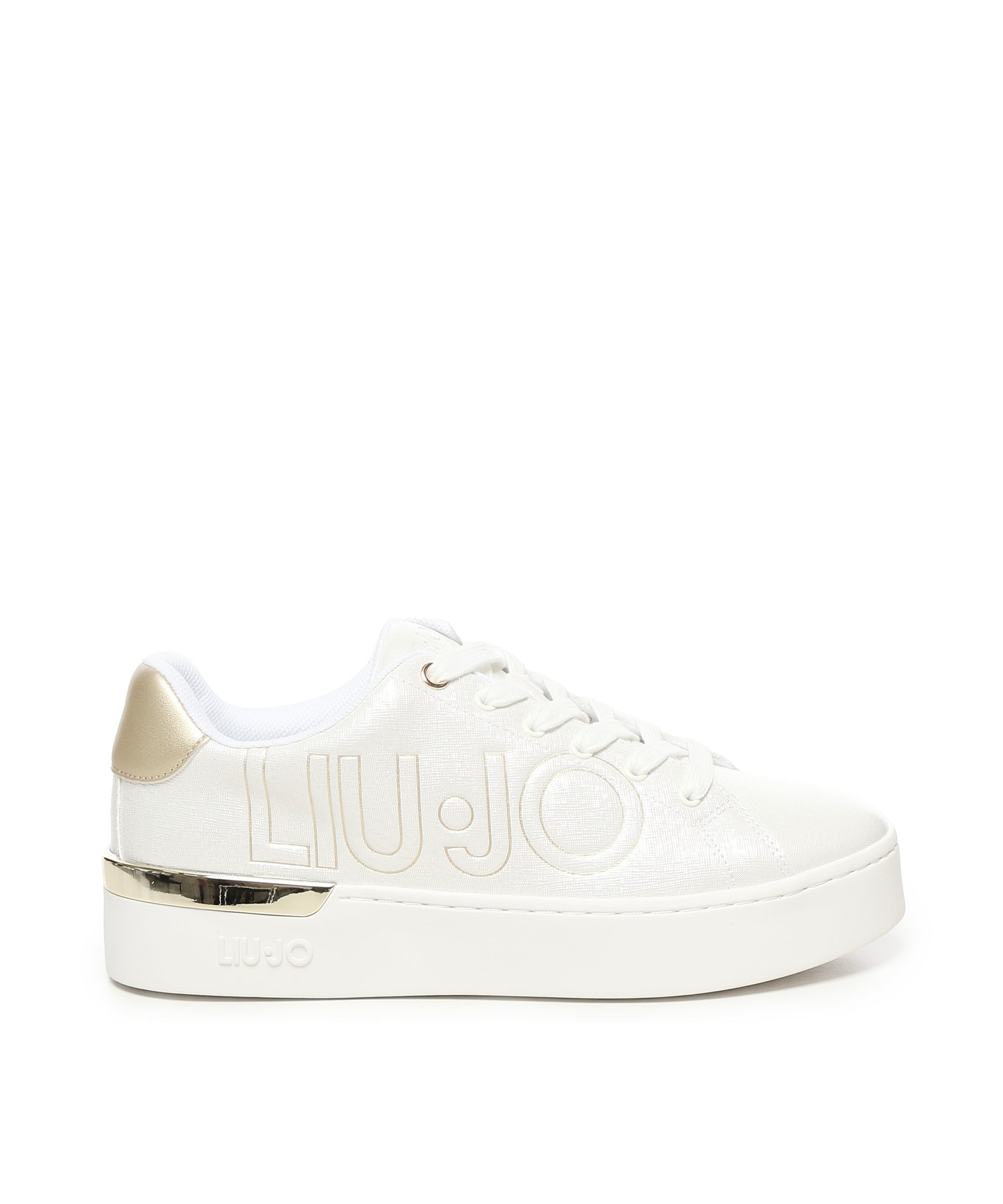 Sneaker Saffiano con logo 4A5703EX09901111  LIU JO 