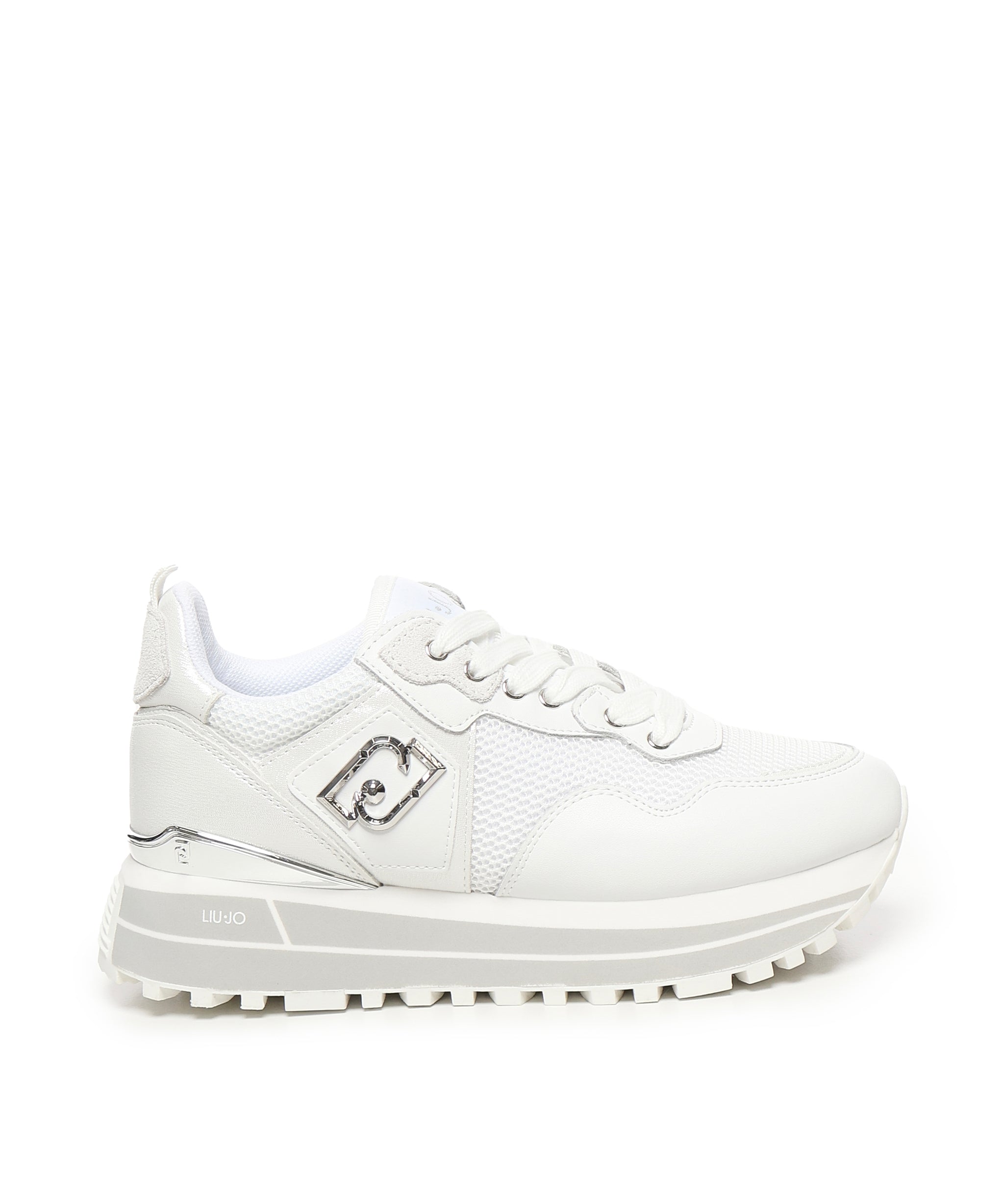 Sneakers platform in pelle e mesh BA5013PX60201111  LIU JO 