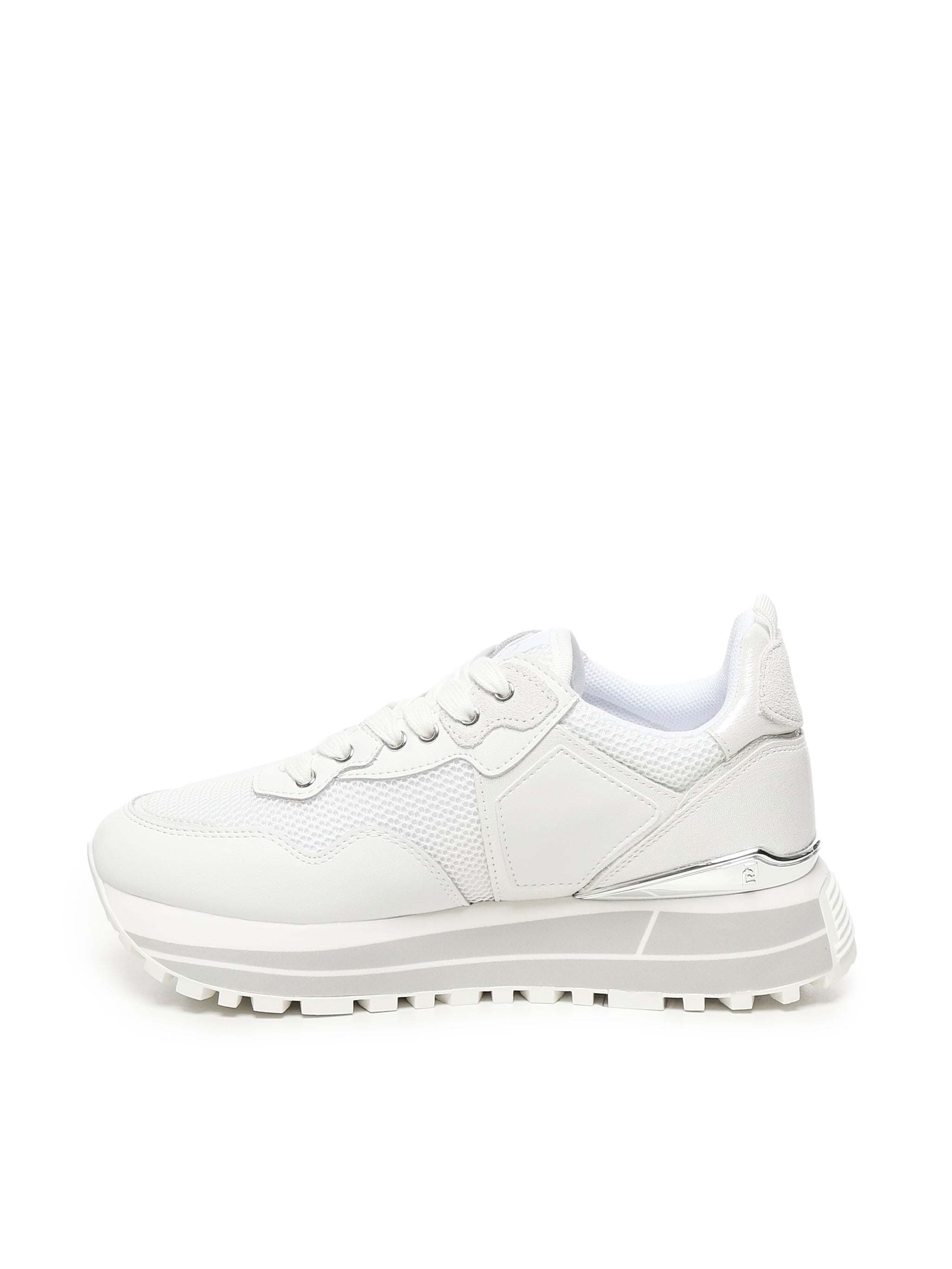Sneakers platform in pelle e mesh BA5013PX60201111  LIU JO 