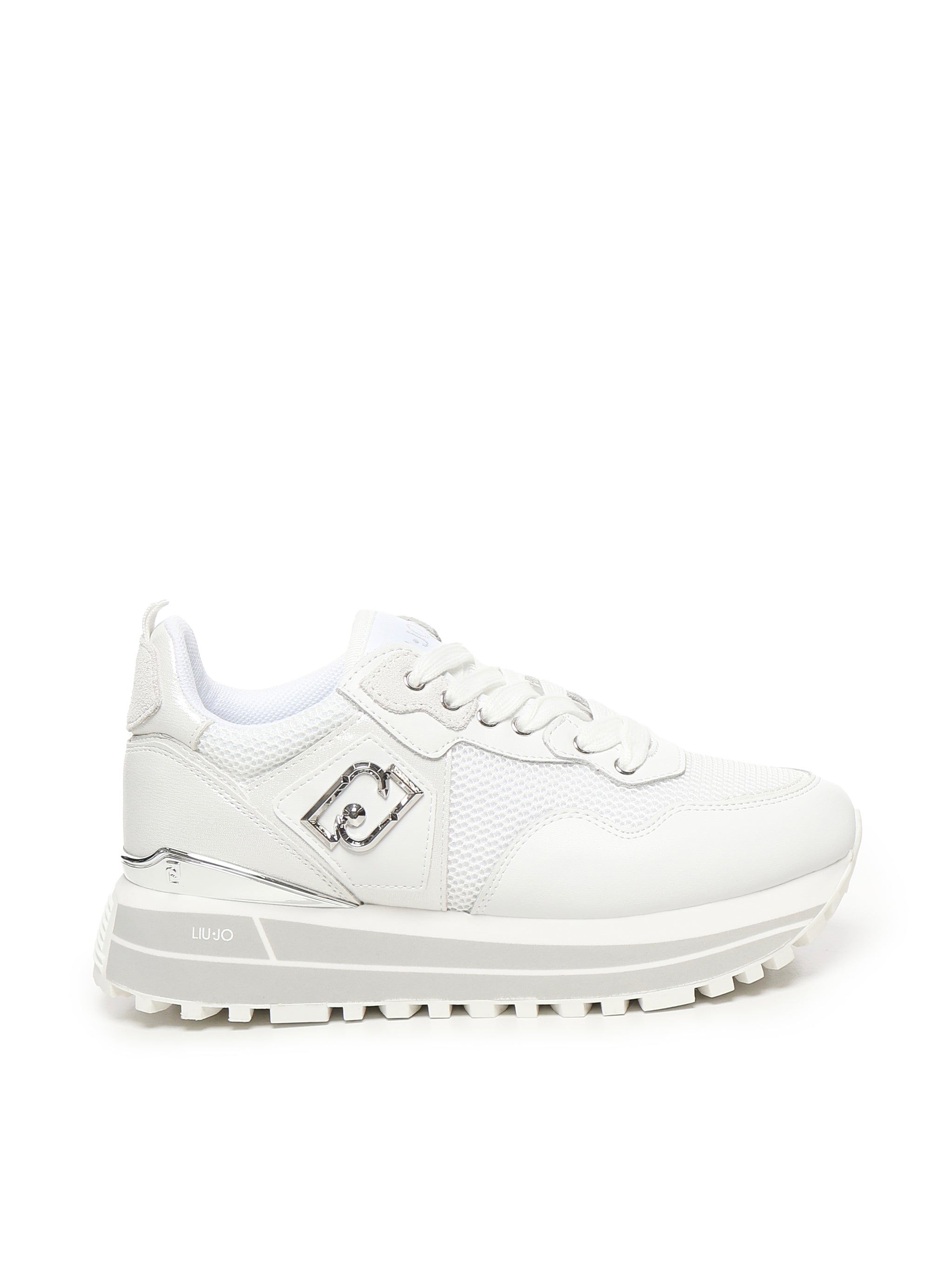 Sneakers platform in pelle e mesh BA5013PX60201111  LIU JO 