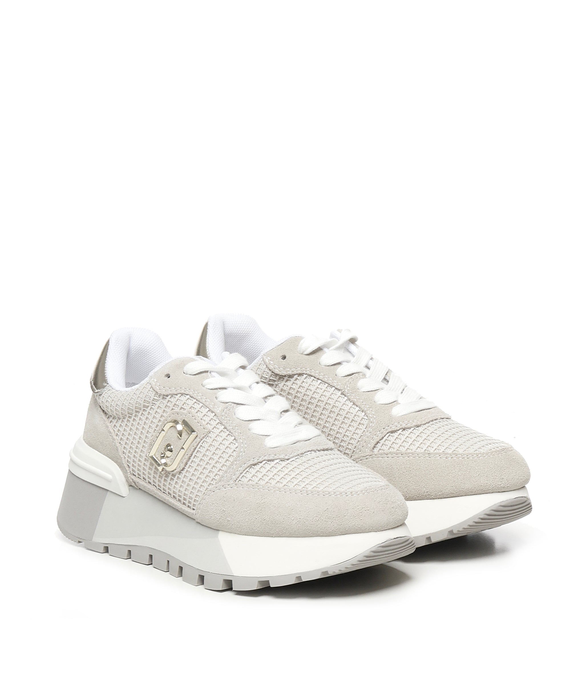 Sneakers platform in suede e mesh BA5049PX027S1803  LIU JO 
