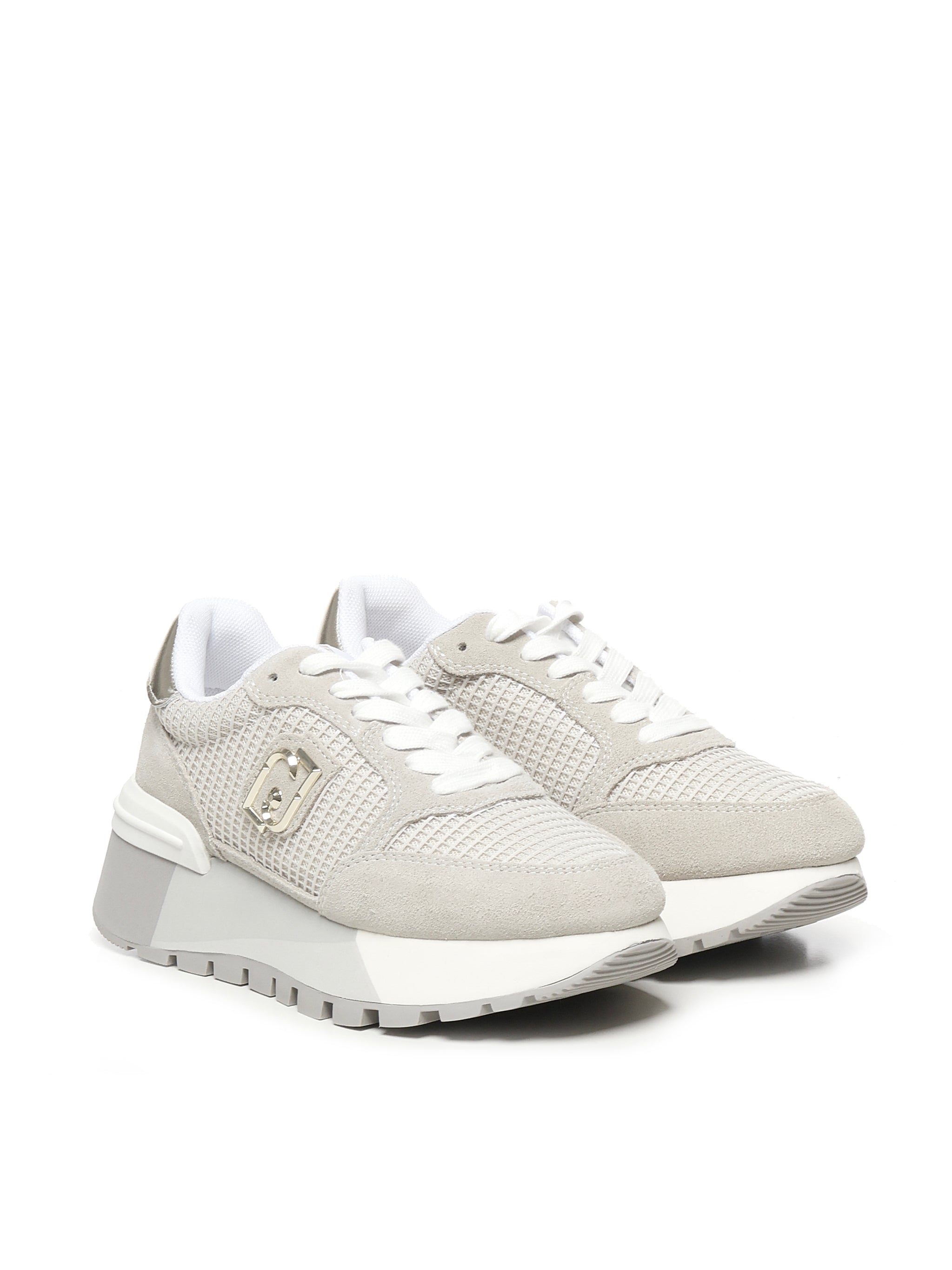 Sneakers platform in suede e mesh BA5049PX027S1803  LIU JO 
