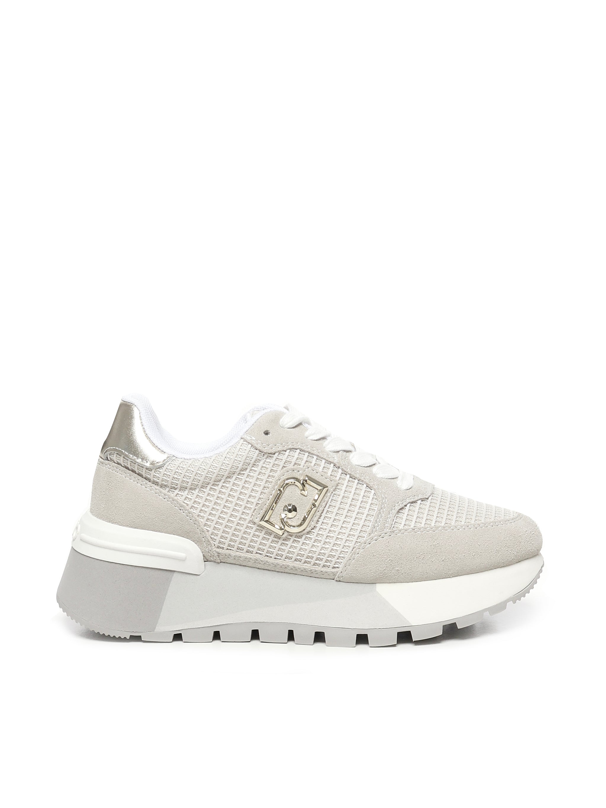 Sneakers platform in suede e mesh BA5049PX027S1803  LIU JO 