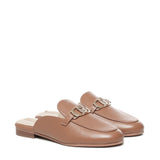 Slippers in pelle con logo SA5035PX460S1853  LIU JO 