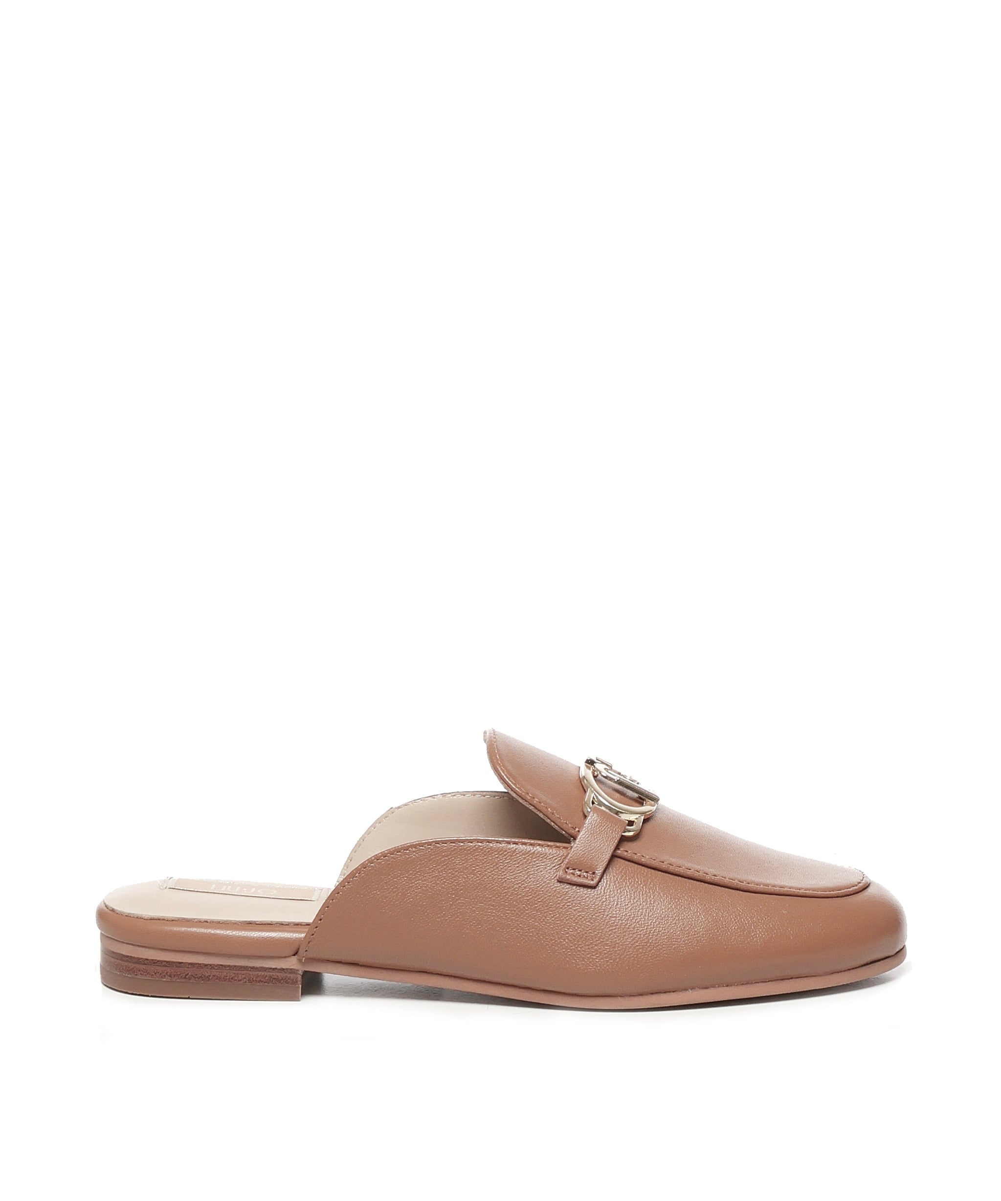 Slippers in pelle con logo SA5035PX460S1853  LIU JO 